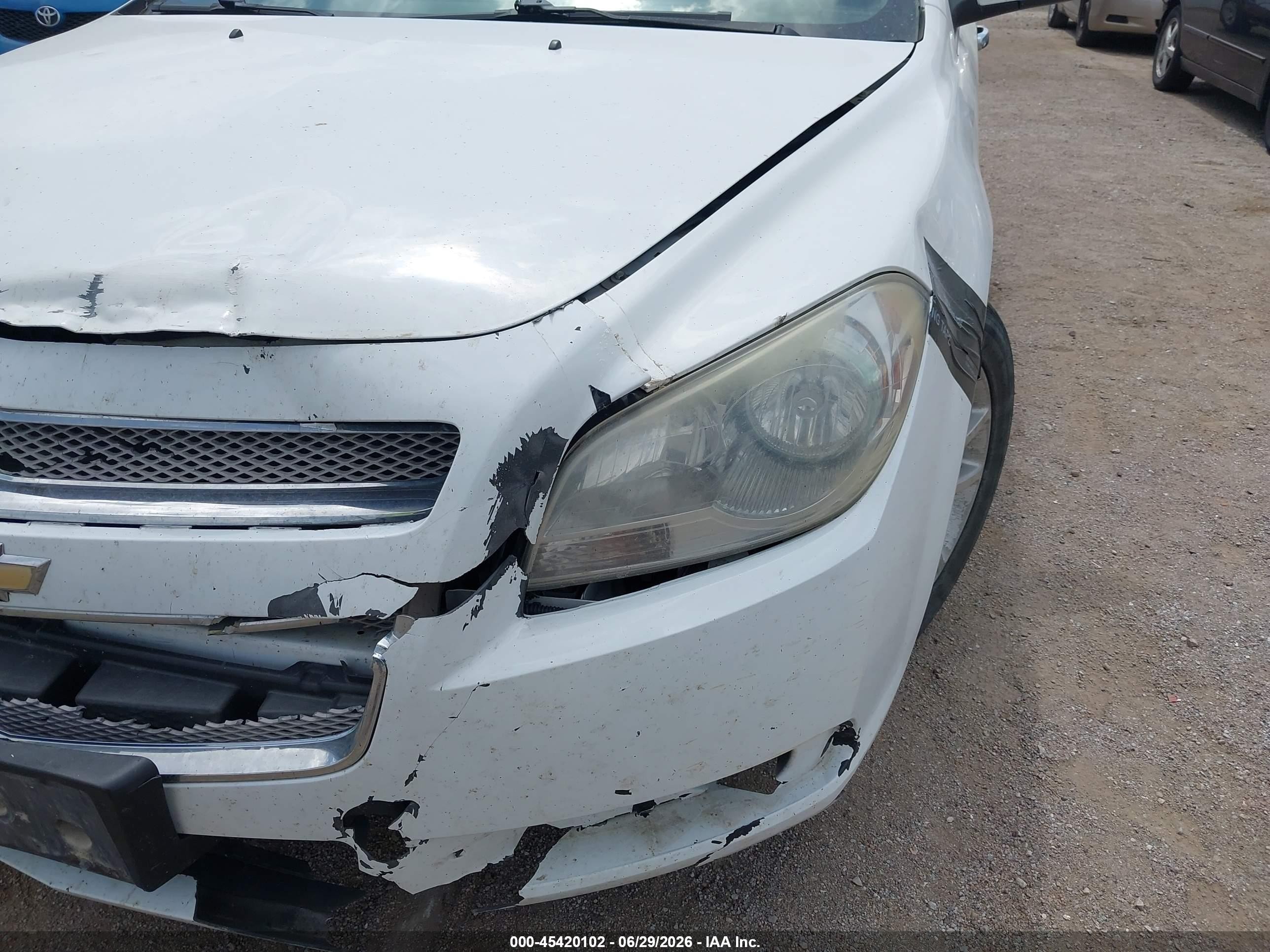 2010 Chevrolet Malibu Ltz White vin: 1G1ZE5E00AF310171