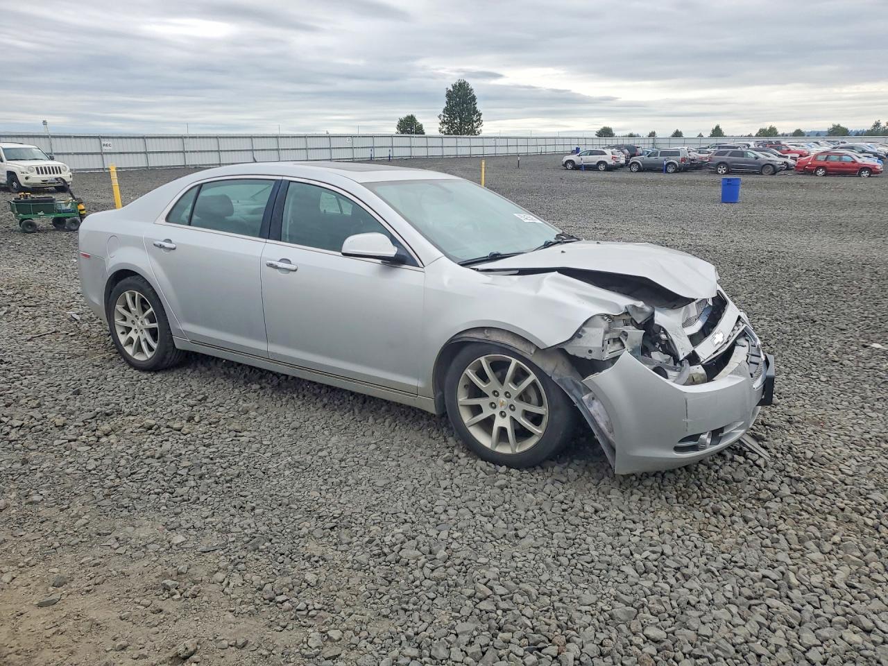 2010 Chevrolet Malibu Ltz Silver vin: 1G1ZE5E01AF254404