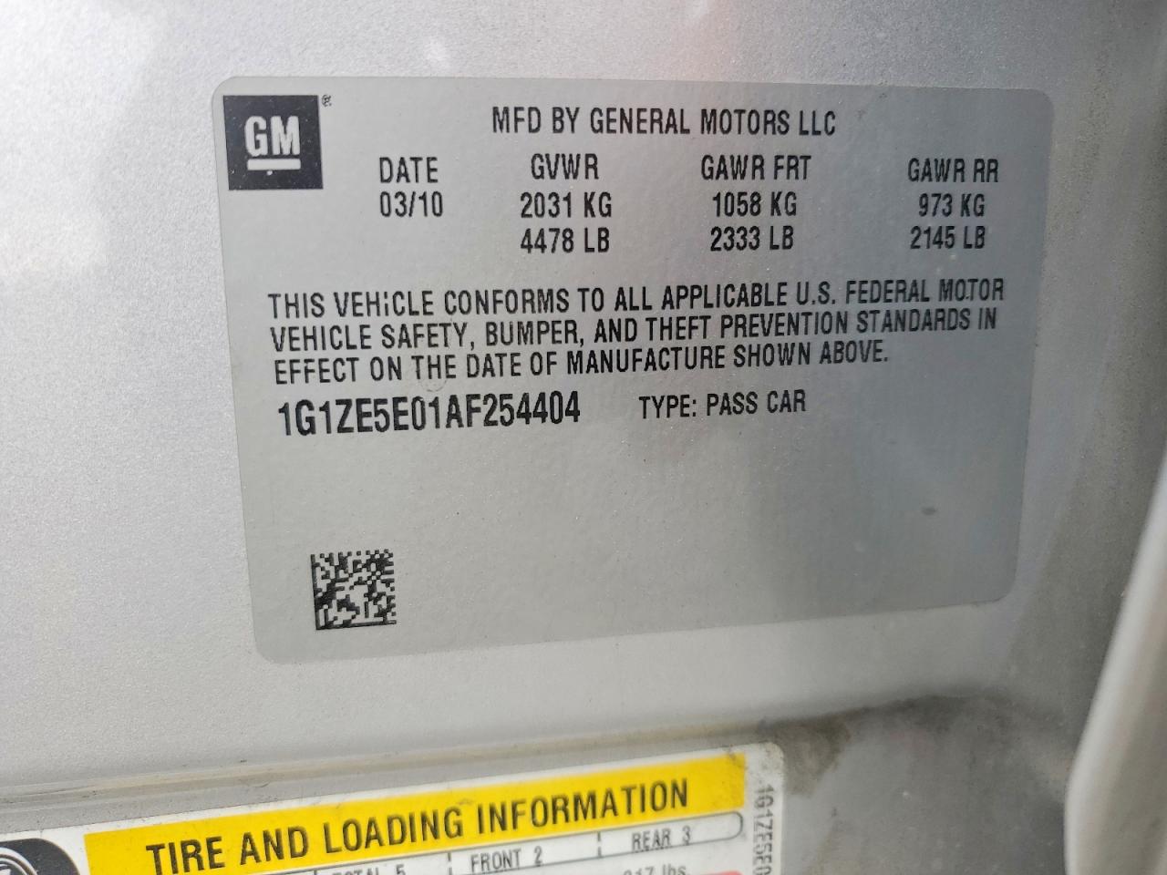 2010 Chevrolet Malibu Ltz Silver vin: 1G1ZE5E01AF254404
