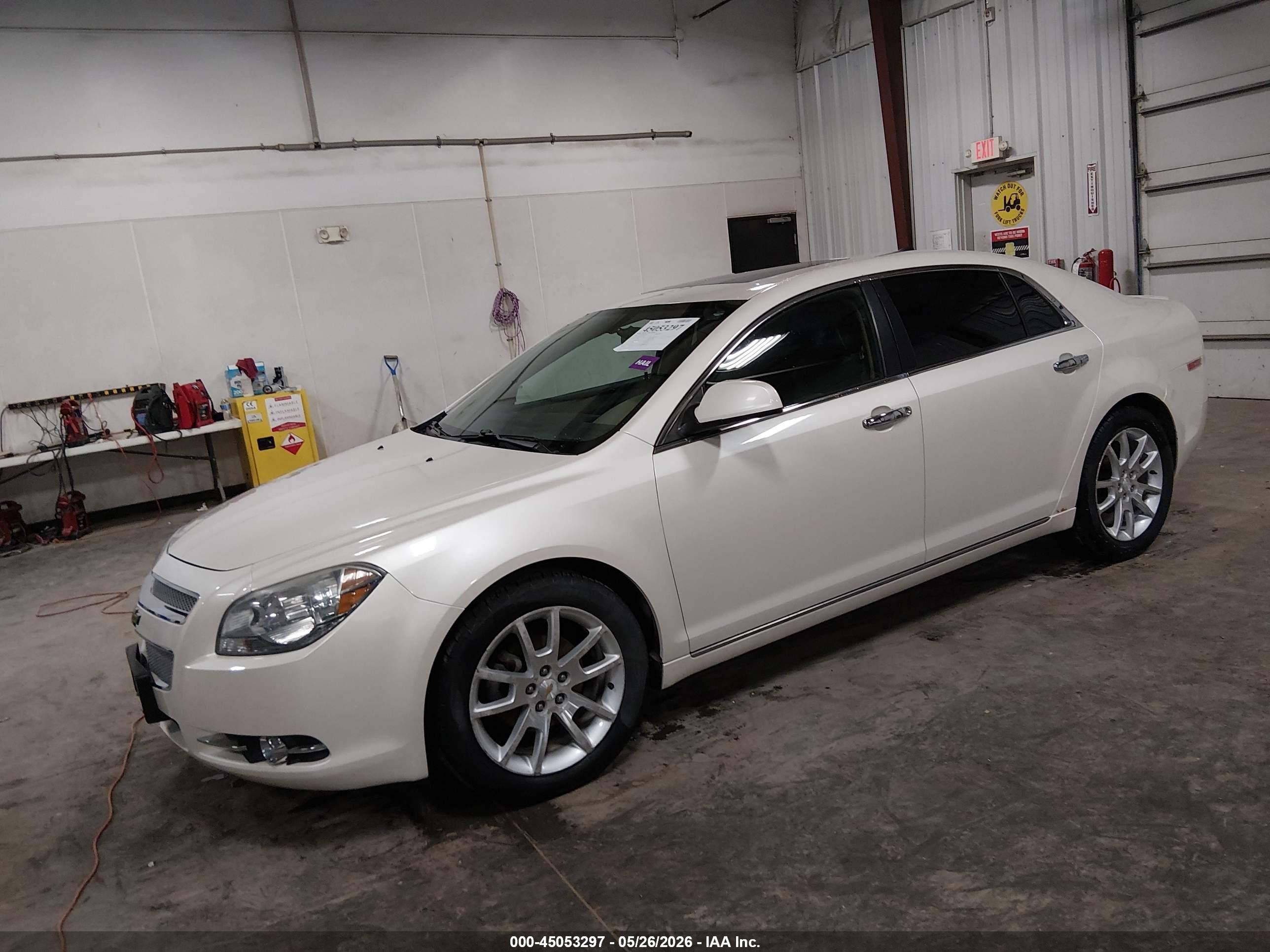 2012 Chevrolet Malibu 1lz White vin: 1G1ZE5E01CF139692