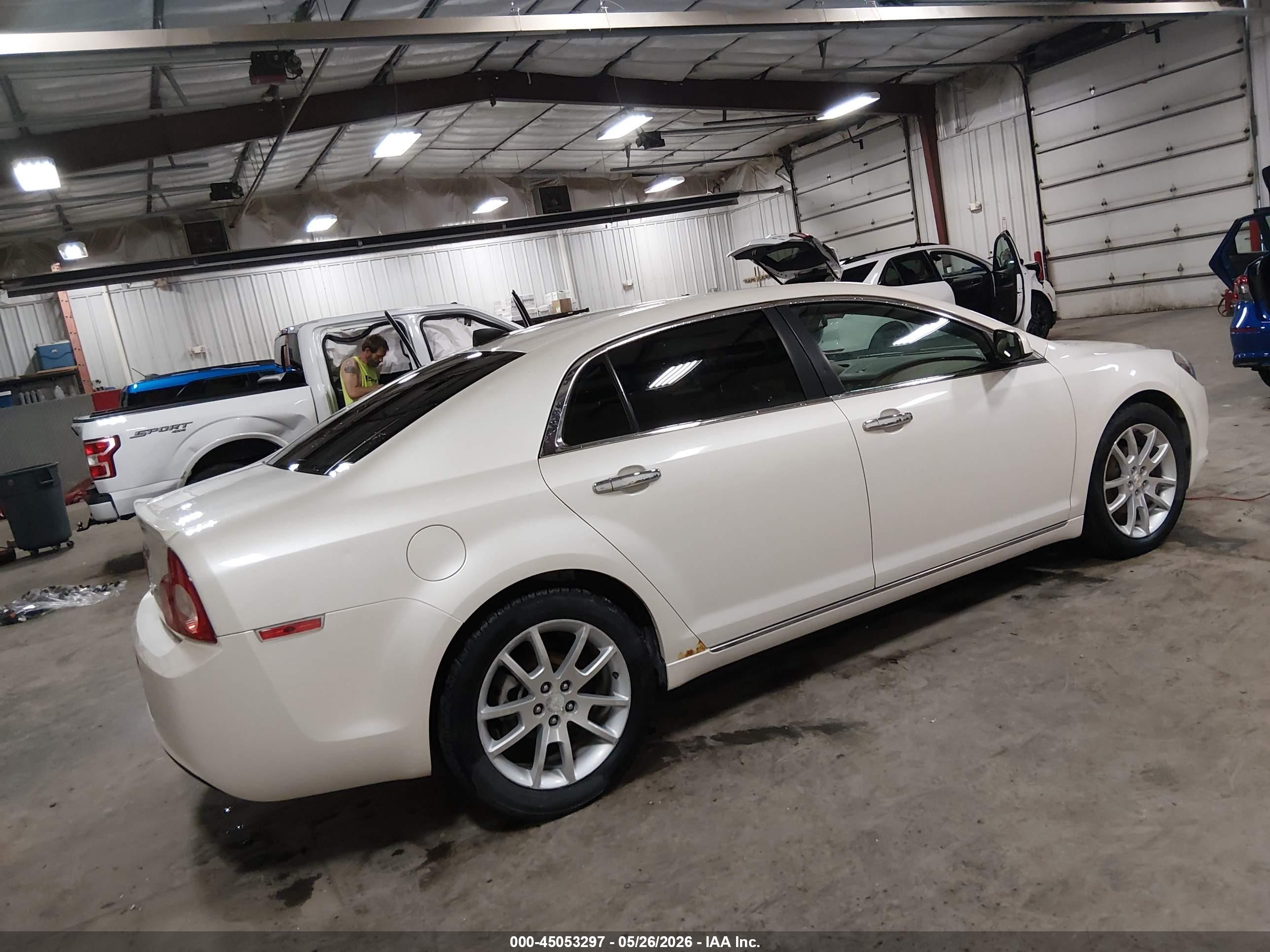 2012 Chevrolet Malibu 1lz White vin: 1G1ZE5E01CF139692