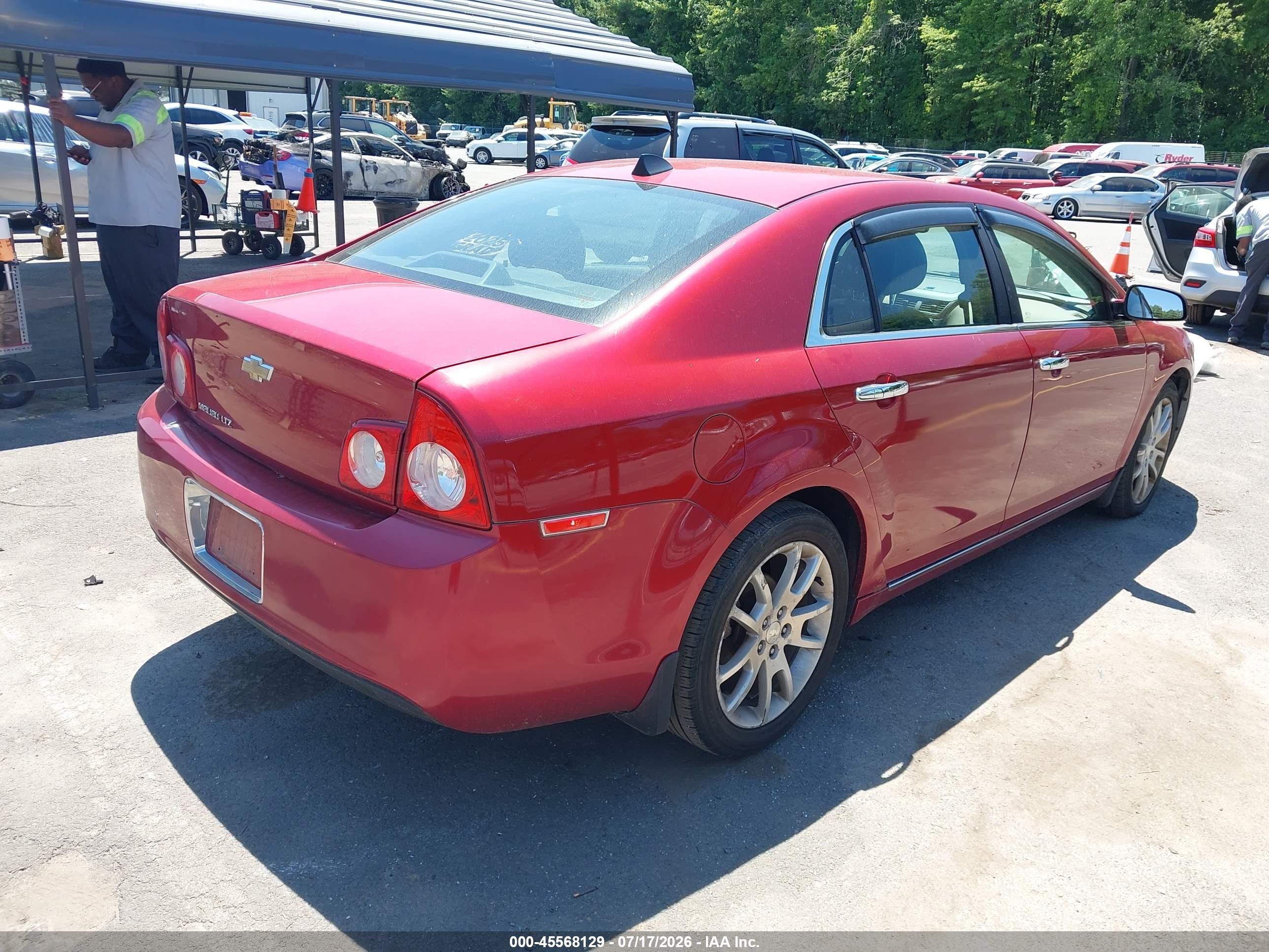 2012 Chevrolet Malibu 1lz Red vin: 1G1ZE5E01CF262280