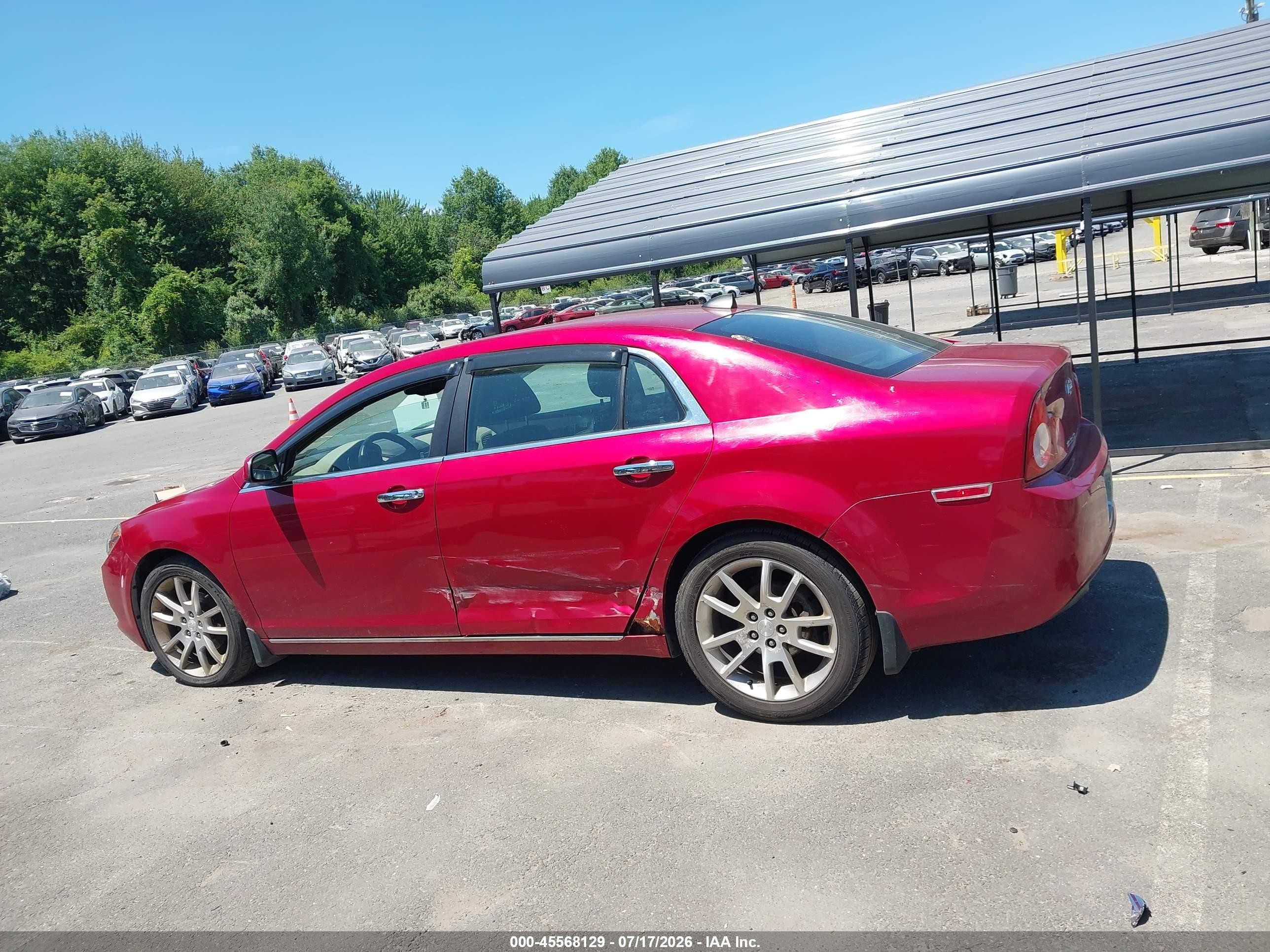 2012 Chevrolet Malibu 1lz Red vin: 1G1ZE5E01CF262280