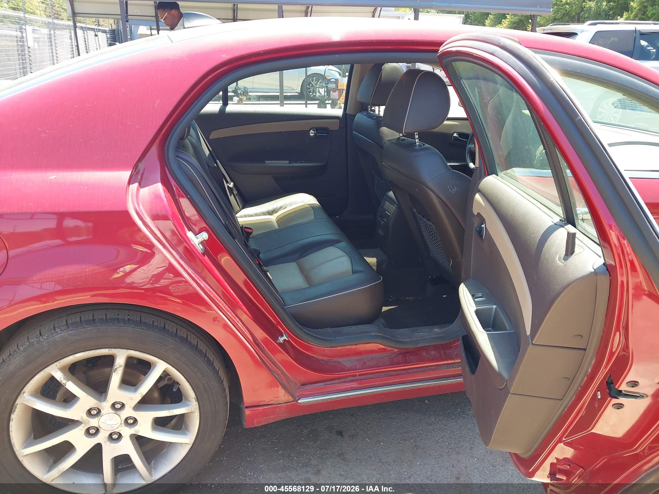 2012 Chevrolet Malibu 1lz Red vin: 1G1ZE5E01CF262280