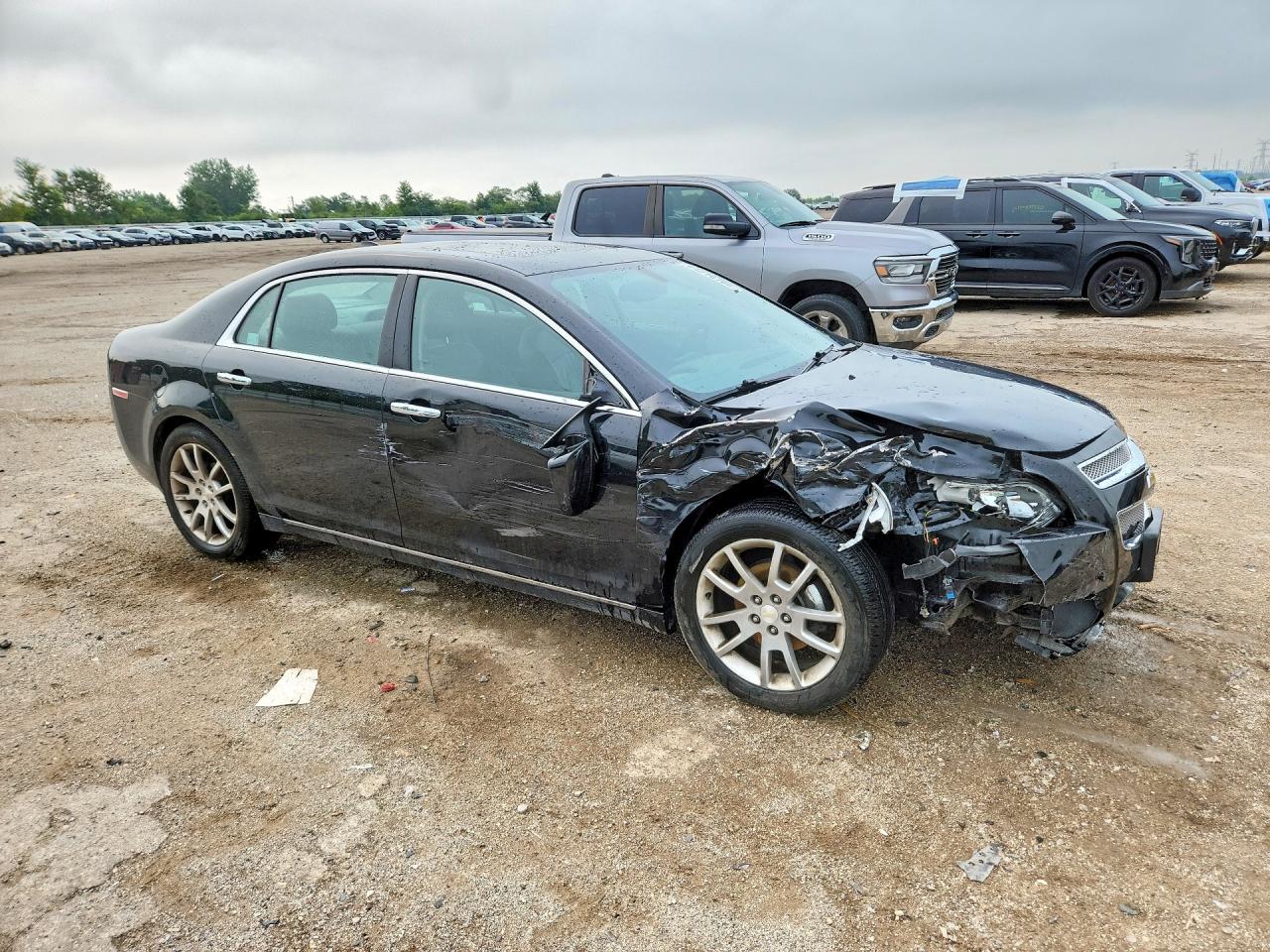 2012 Chevrolet Malibu Ltz Charcoal vin: 1G1ZE5E02CF168957