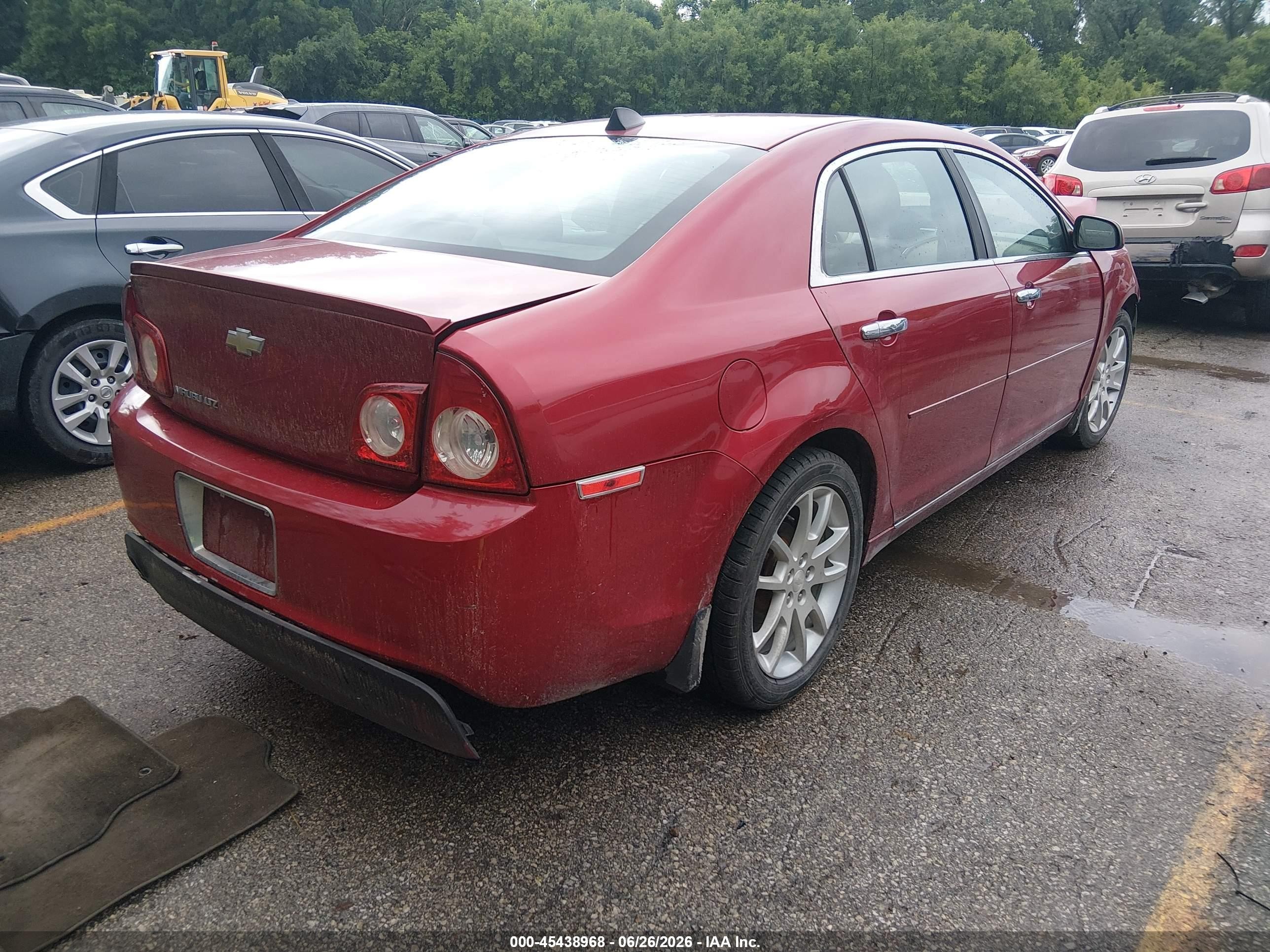 2012 Chevrolet Malibu 1lz Red vin: 1G1ZE5E02CF247402