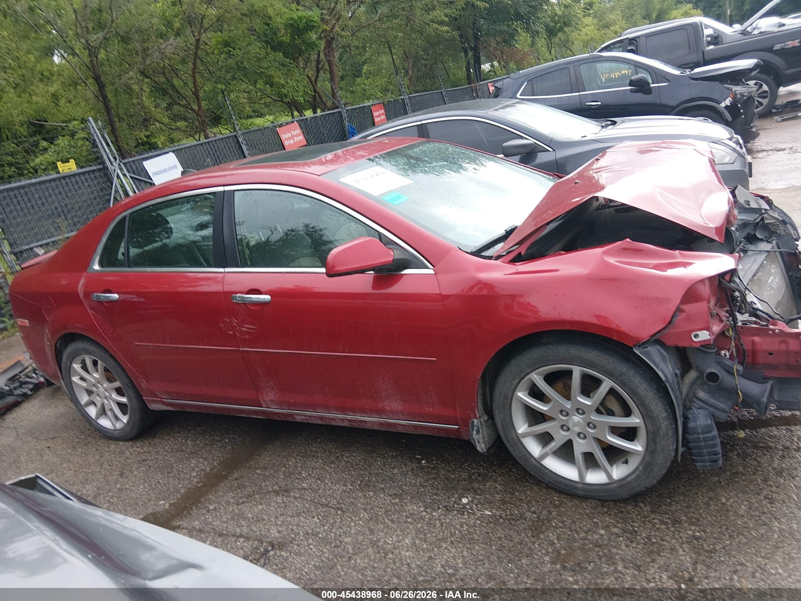 2012 Chevrolet Malibu 1lz Red vin: 1G1ZE5E02CF247402