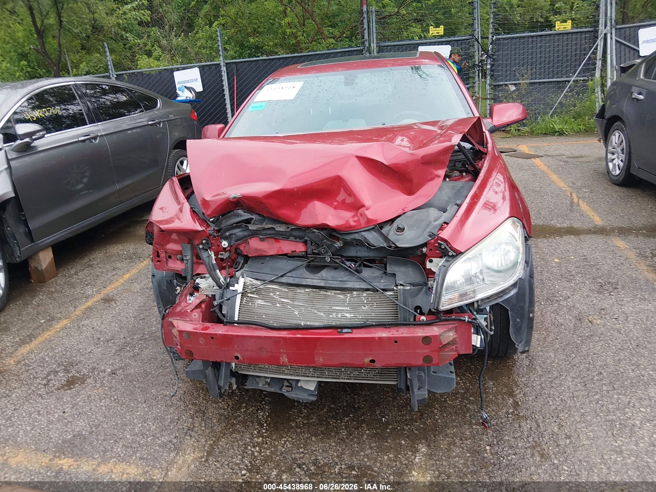 2012 Chevrolet Malibu 1lz Red vin: 1G1ZE5E02CF247402