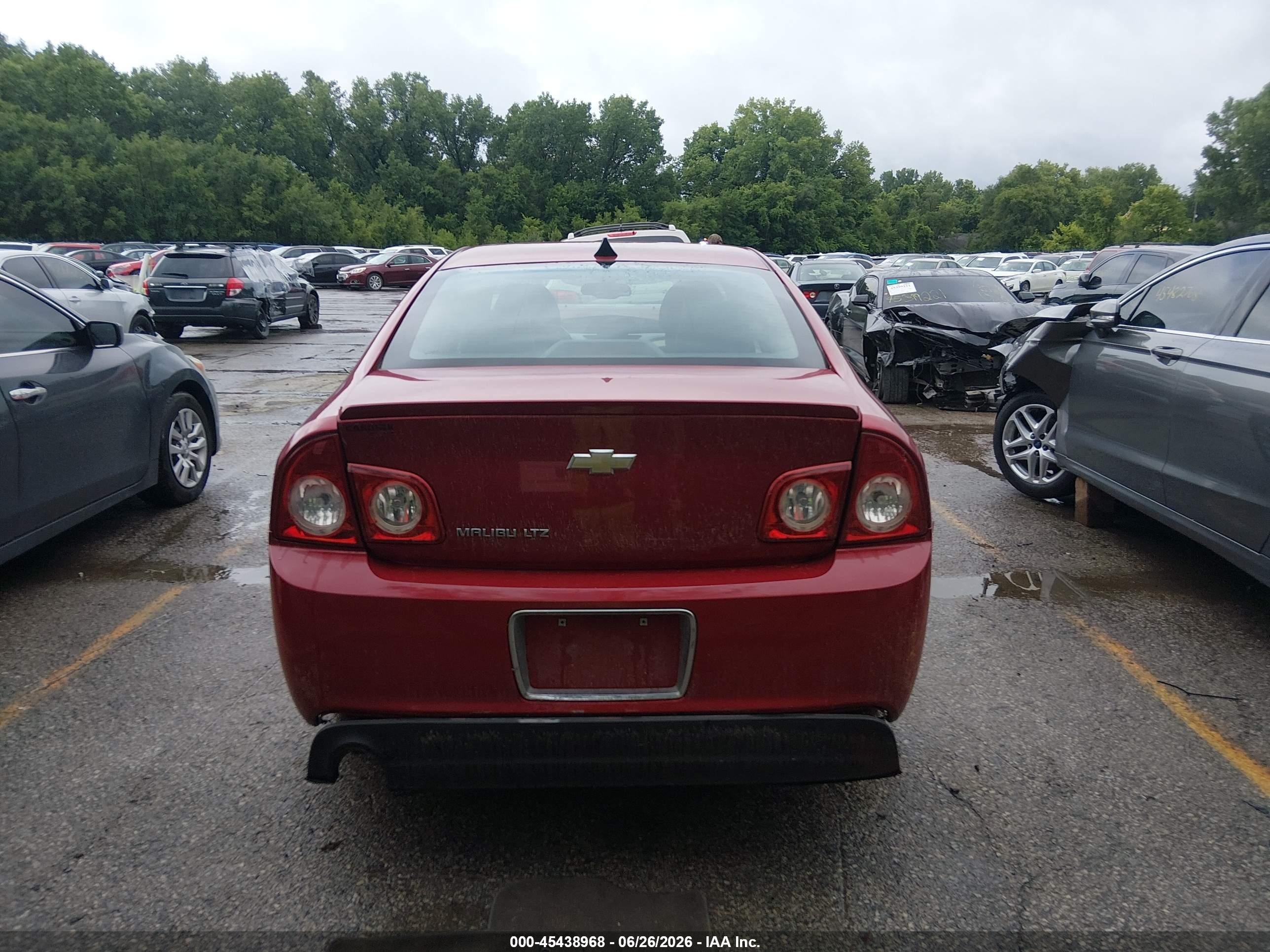 2012 Chevrolet Malibu 1lz Red vin: 1G1ZE5E02CF247402