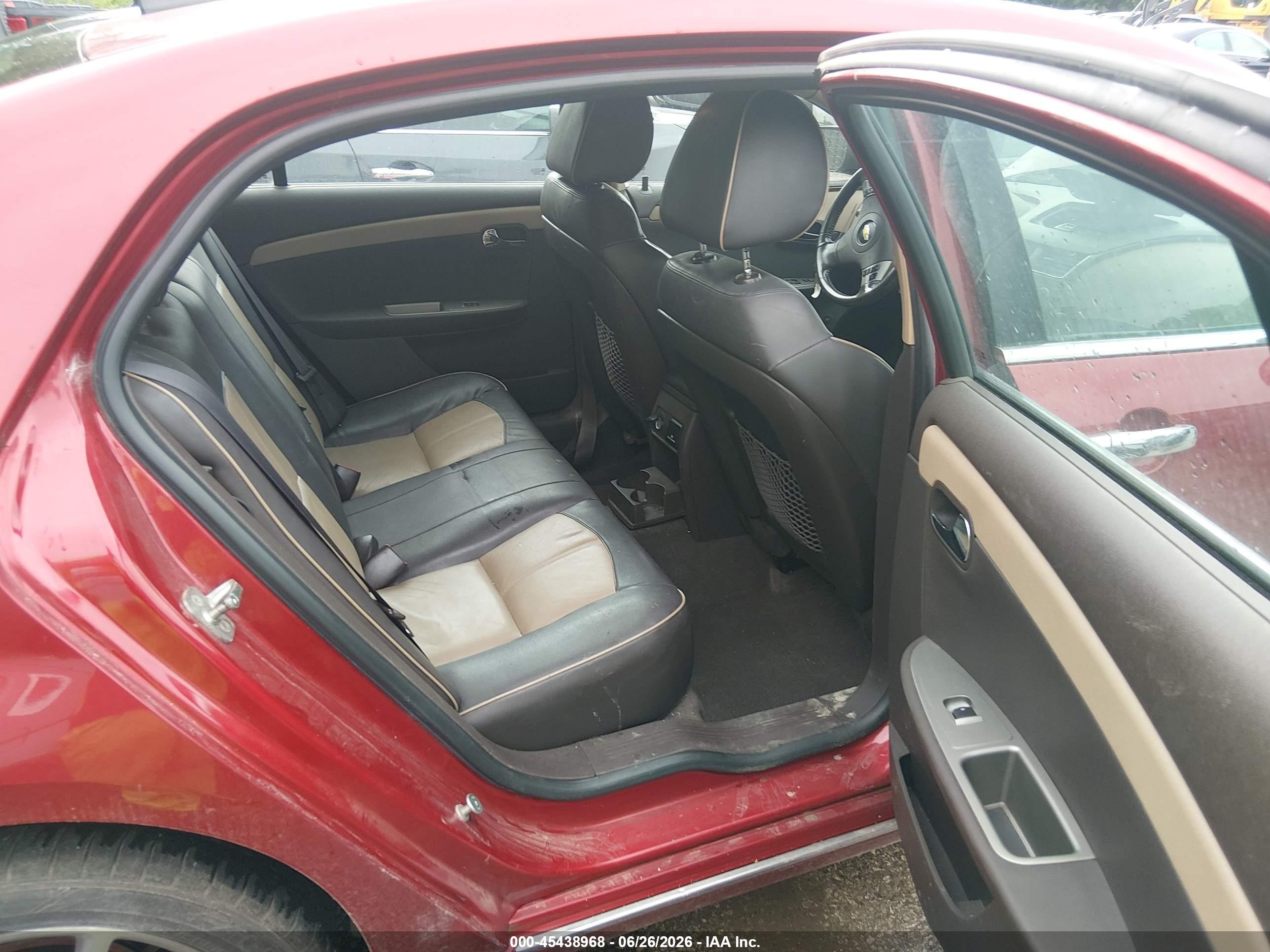 2012 Chevrolet Malibu 1lz Red vin: 1G1ZE5E02CF247402
