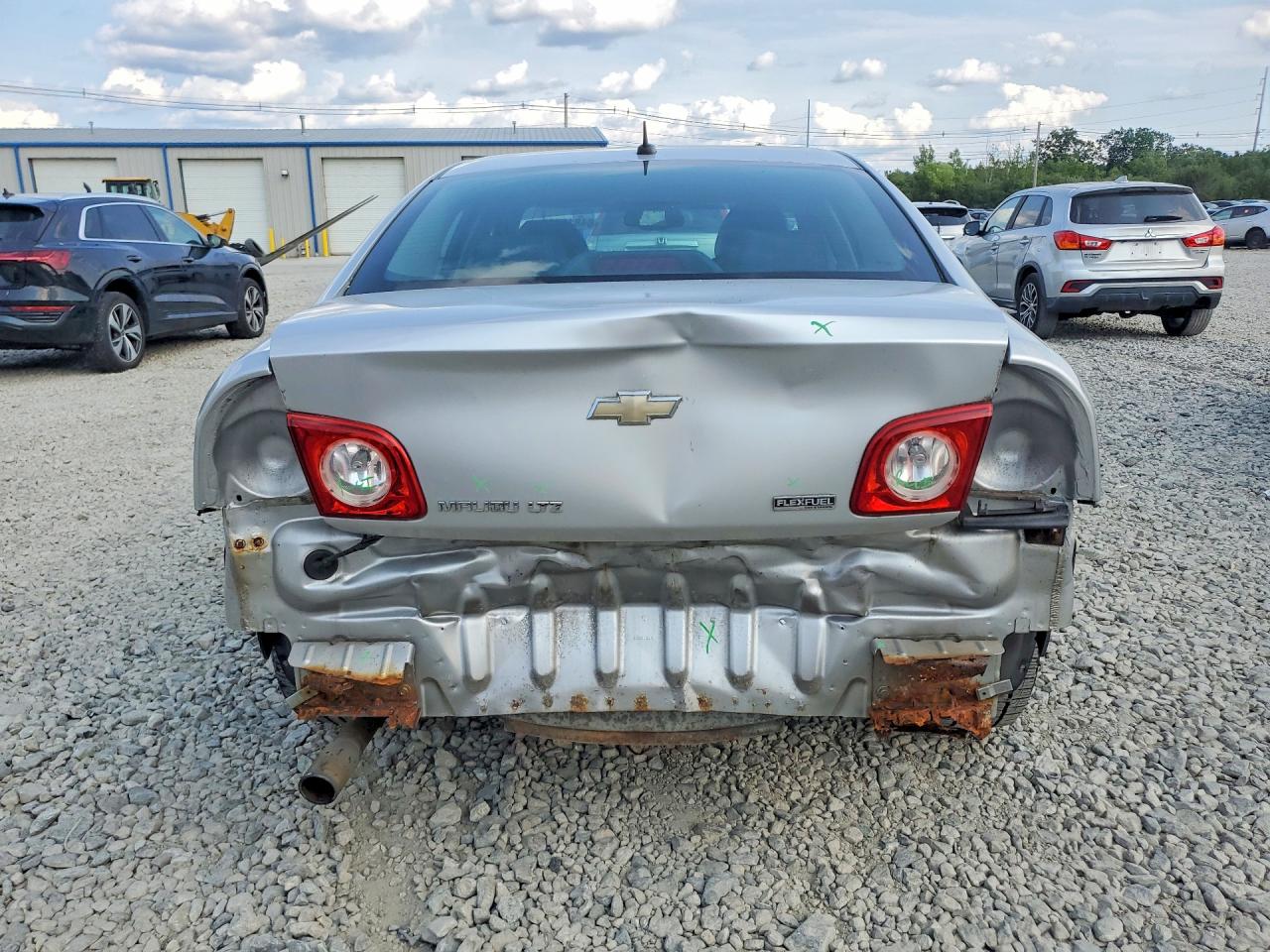 2010 Chevrolet Malibu Ltz Silver vin: 1G1ZE5E04AF158685