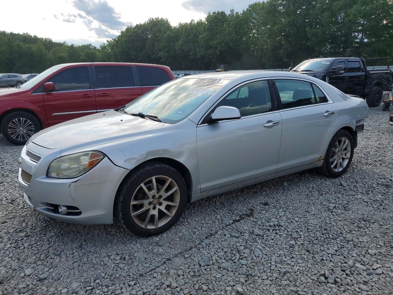 2010 Chevrolet Malibu Ltz Silver vin: 1G1ZE5E04AF158685