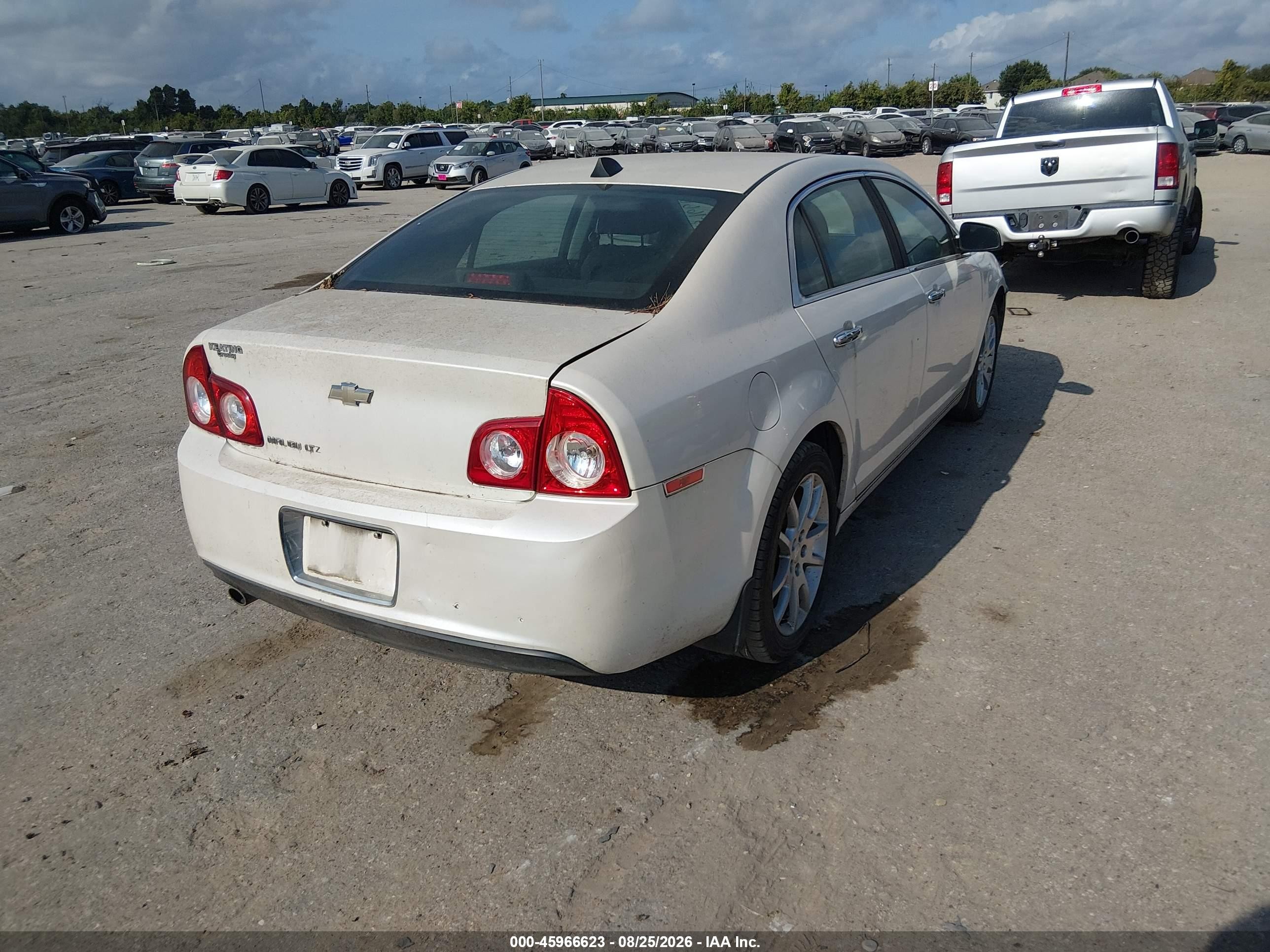 2012 Chevrolet Malibu 1lz White vin: 1G1ZE5E04CF230424