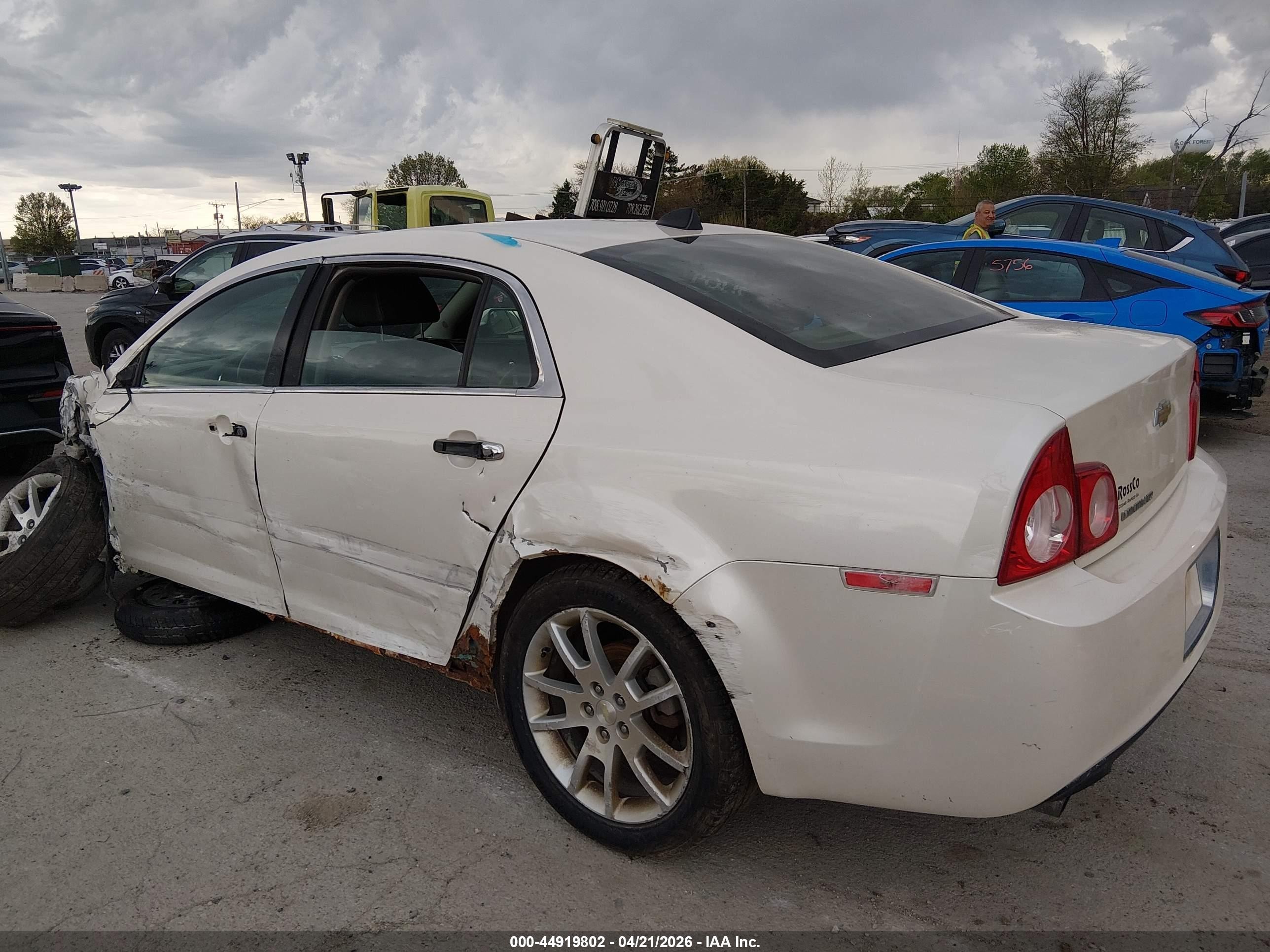 2012 Chevrolet Malibu 1lz White vin: 1G1ZE5E05CF330421