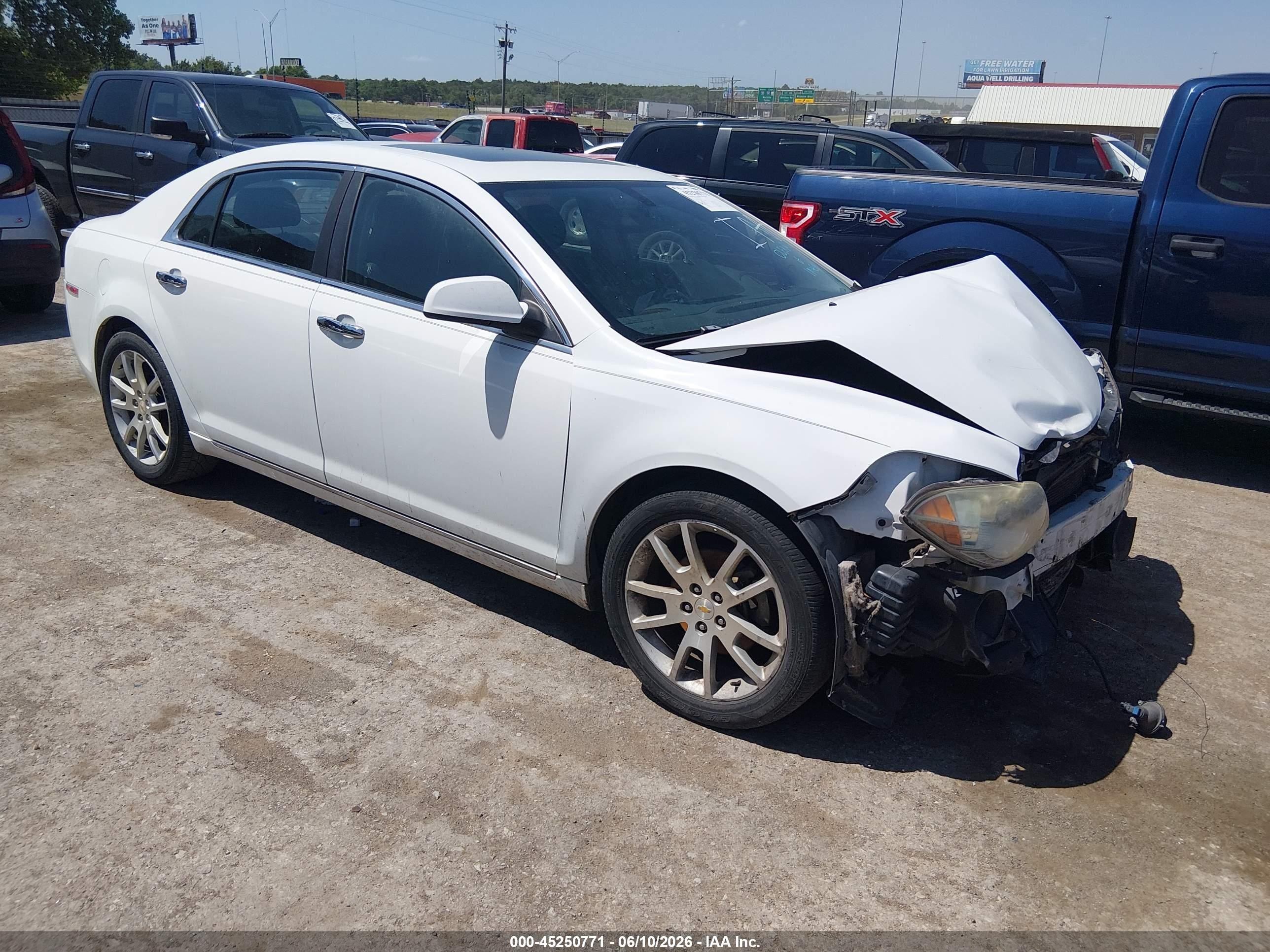 2010 Chevrolet Malibu Ltz Белый vin: 1G1ZE5E06AF320087