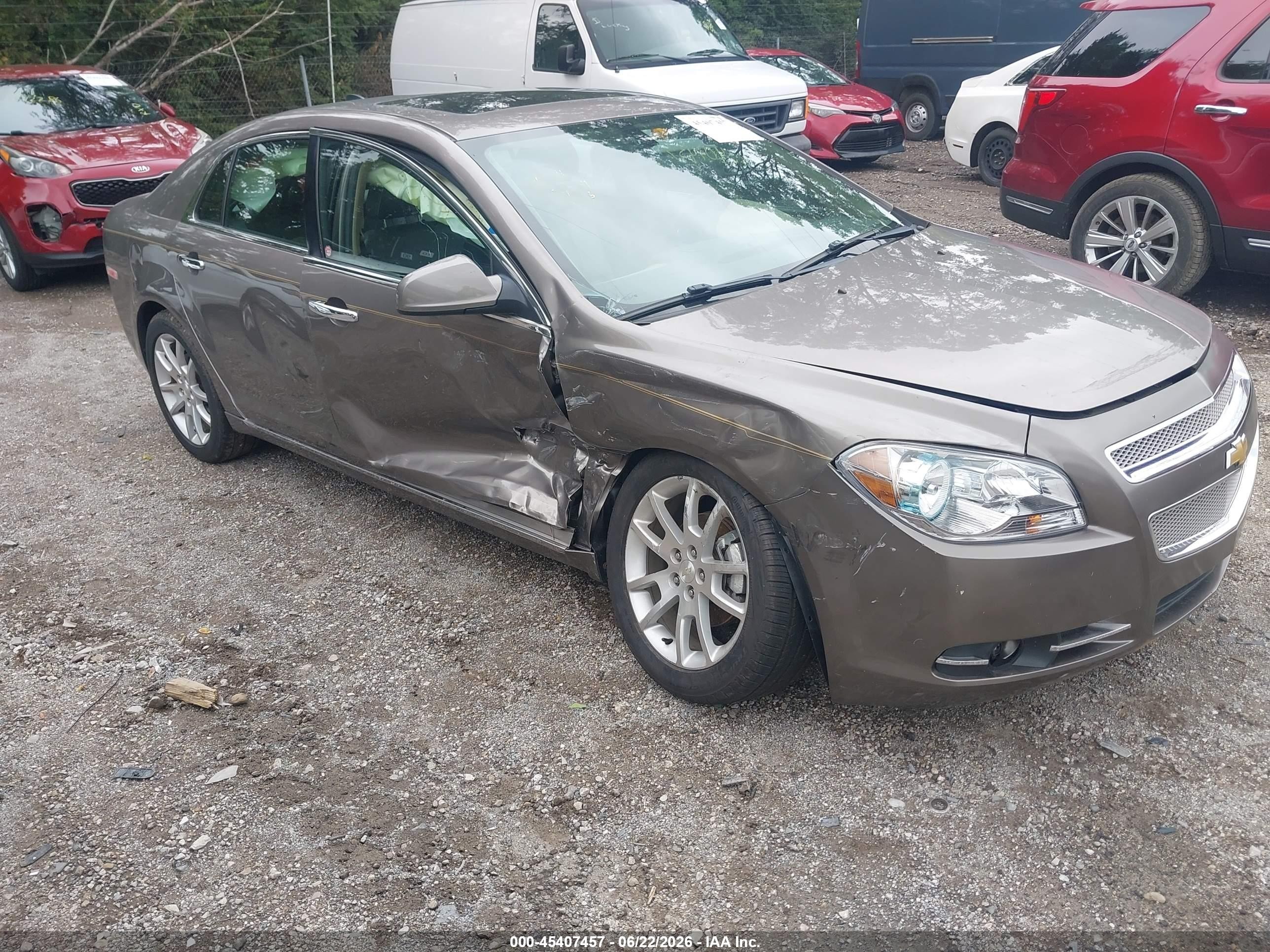 2012 Chevrolet Malibu 1lz Gray vin: 1G1ZE5E06CF179900