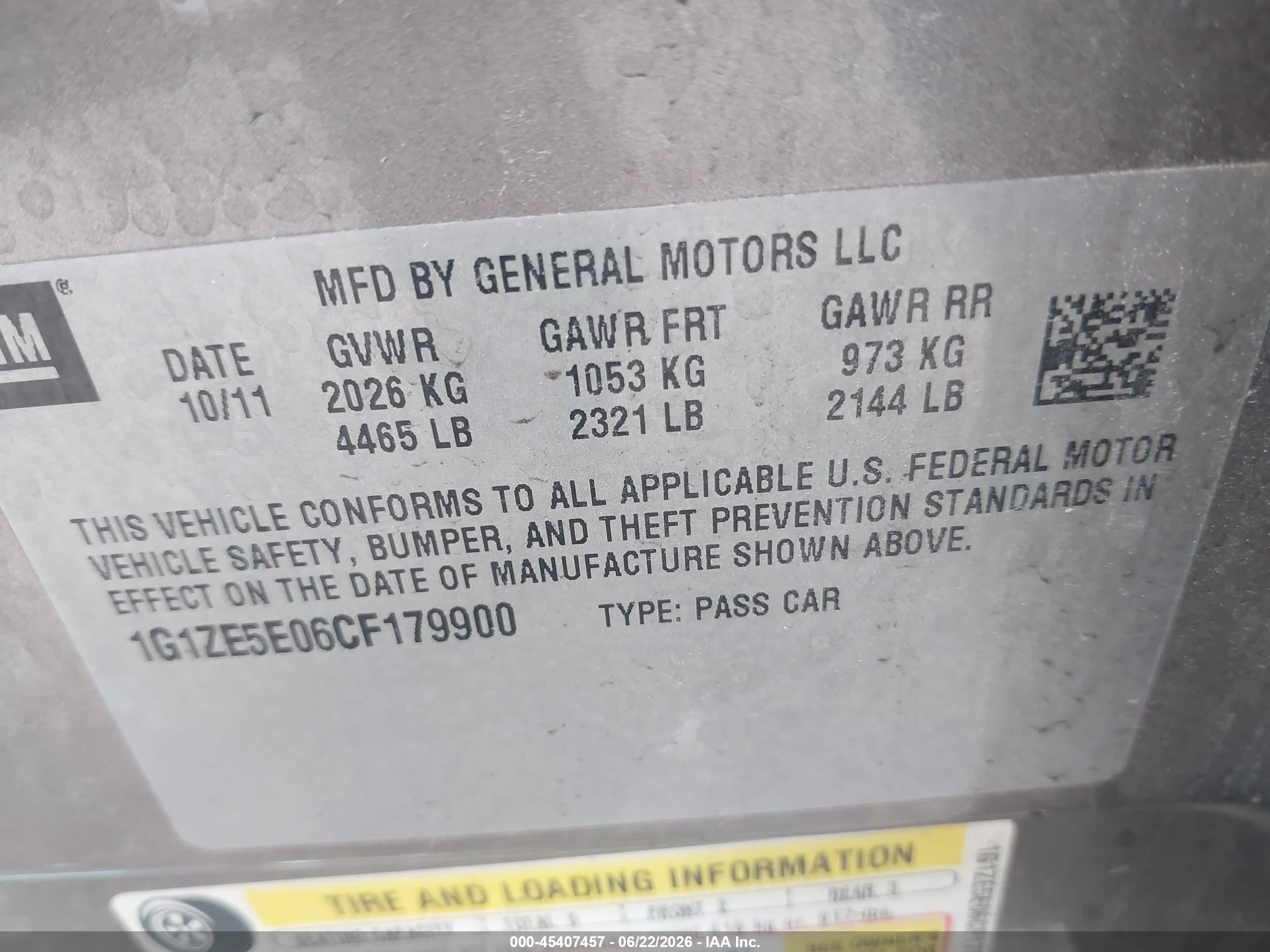 2012 Chevrolet Malibu 1lz Gray vin: 1G1ZE5E06CF179900