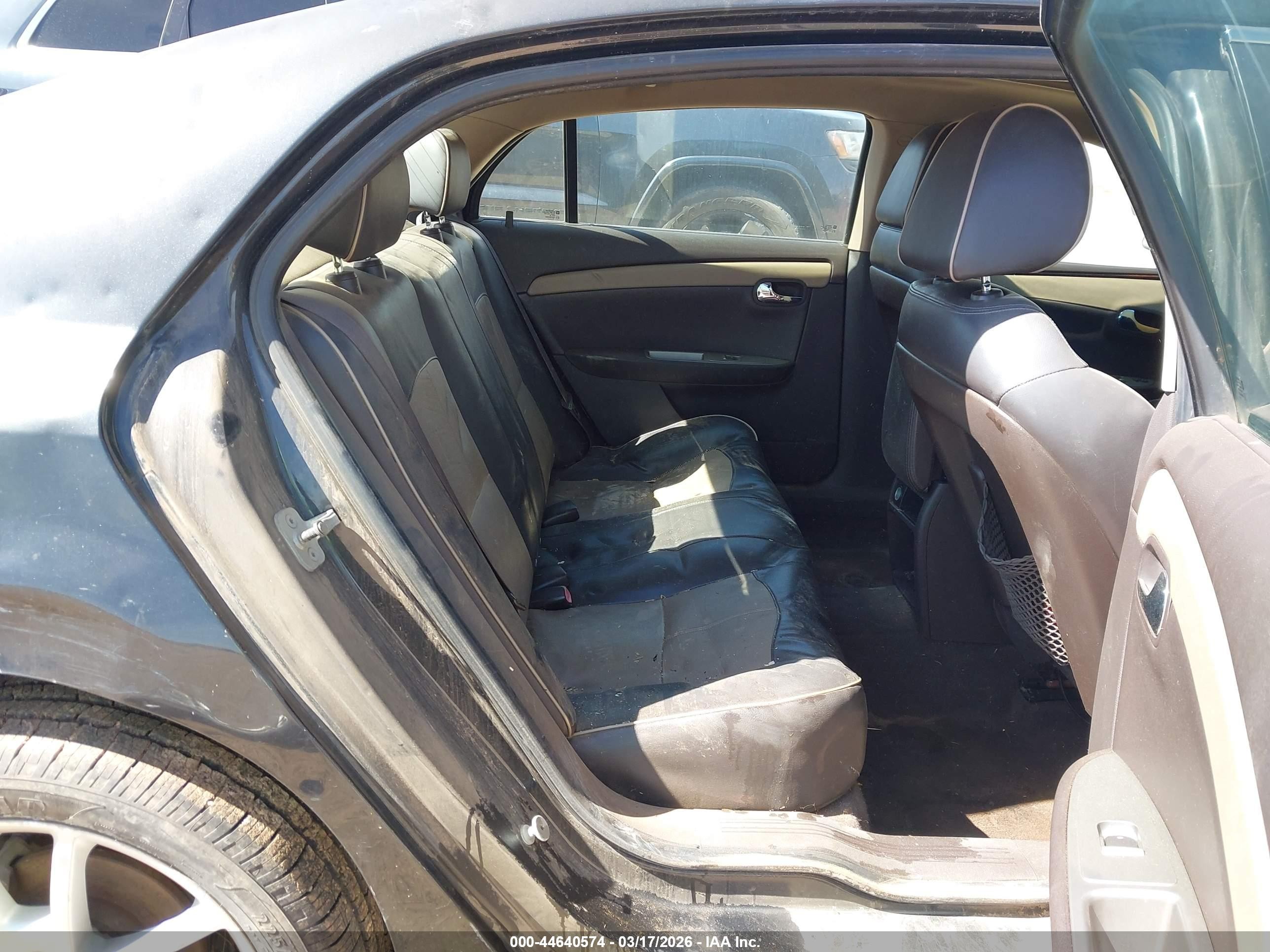 2010 Chevrolet Malibu Ltz Black vin: 1G1ZE5E07AF138074