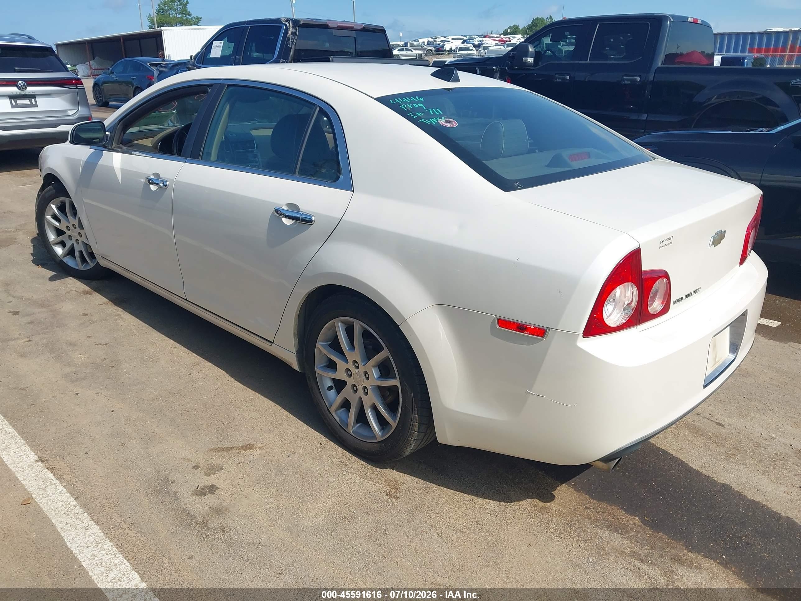 2012 Chevrolet Malibu 1lz White vin: 1G1ZE5E07CF175404