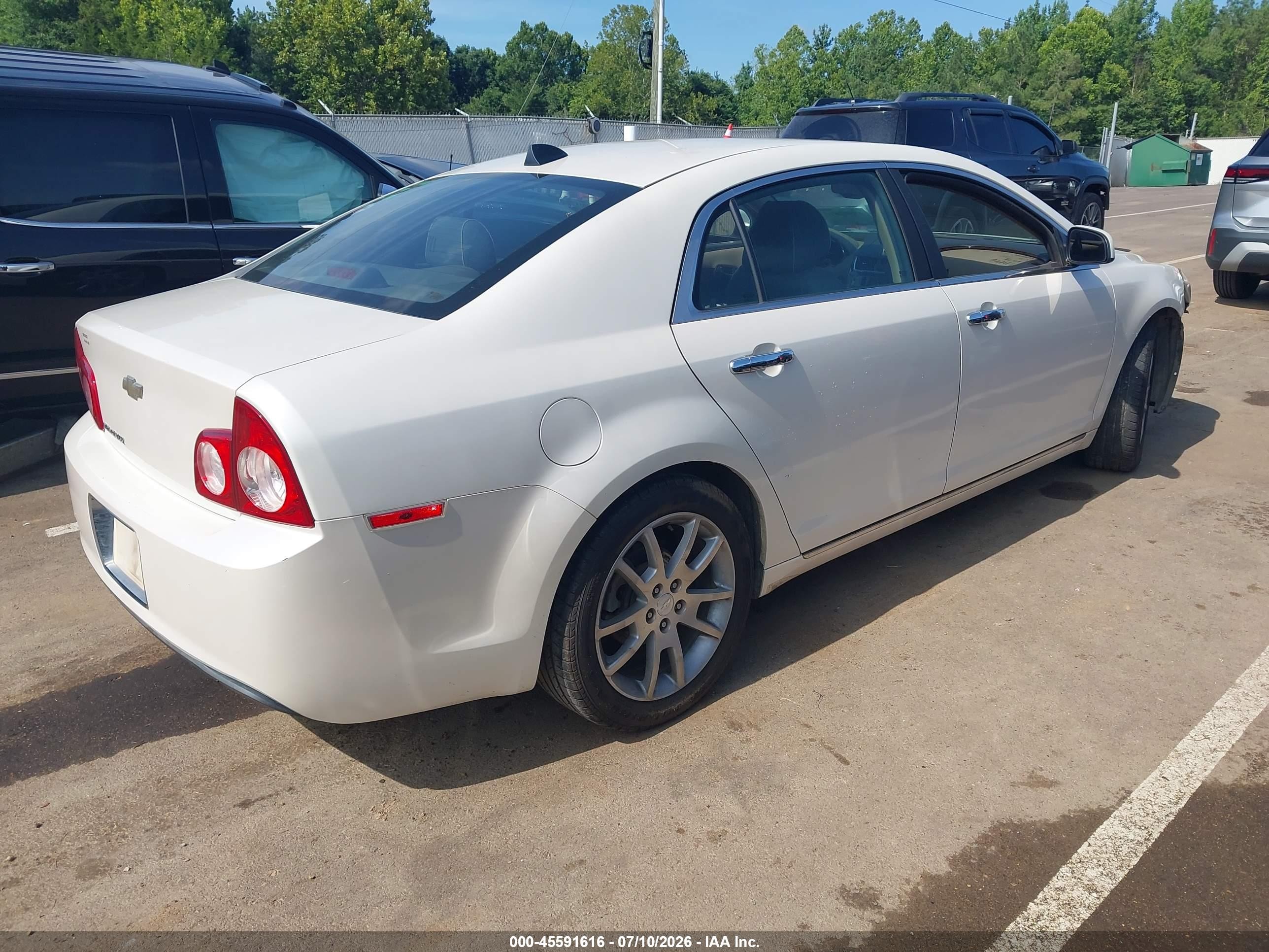 2012 Chevrolet Malibu 1lz White vin: 1G1ZE5E07CF175404