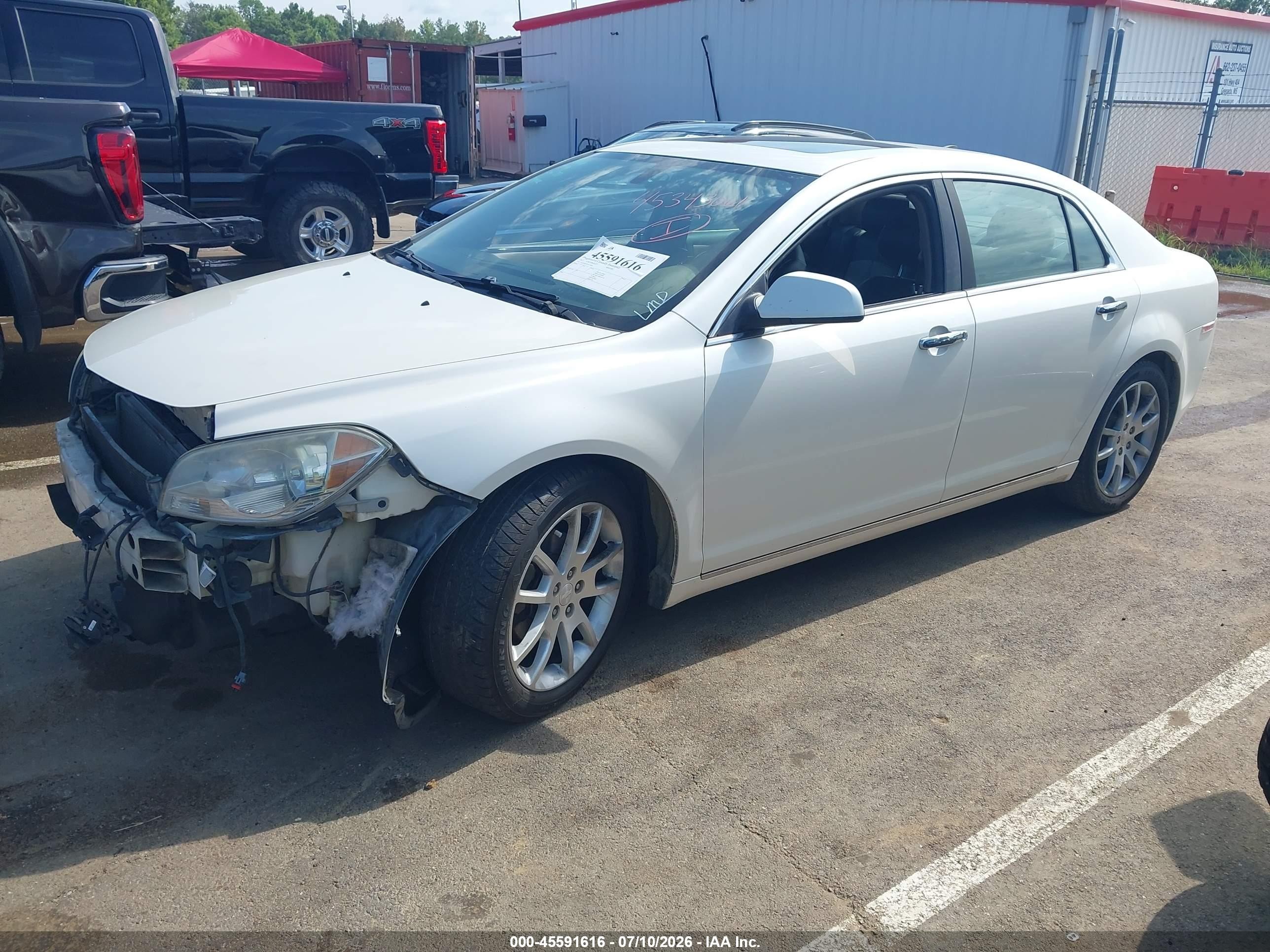 2012 Chevrolet Malibu 1lz White vin: 1G1ZE5E07CF175404