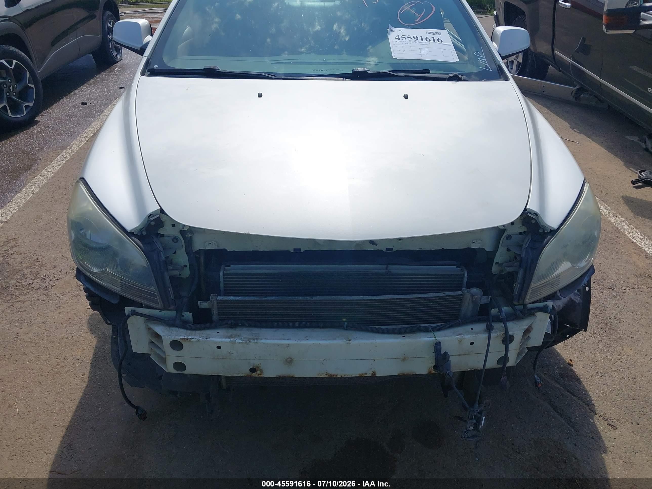 2012 Chevrolet Malibu 1lz White vin: 1G1ZE5E07CF175404