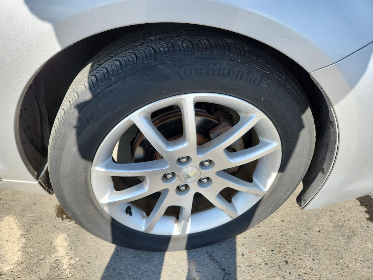 2012 Chevrolet Malibu Ltz Silver vin: 1G1ZE5E08CF196178 Damage: Right Front Wheel, Curb Rash, > 12 Inches