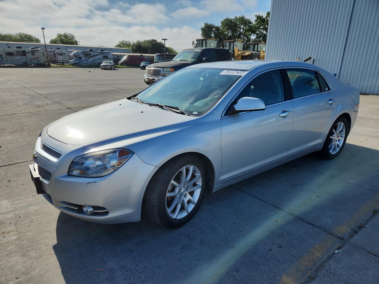 2012 Chevrolet Malibu Ltz Silver vin: 1G1ZE5E08CF196178 Damage: Front Bumper, Heavy Scratch, > 12 Inches