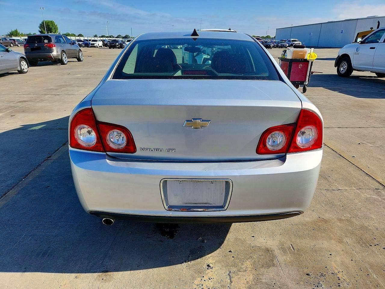 2012 Chevrolet Malibu Ltz Silver vin: 1G1ZE5E08CF196178