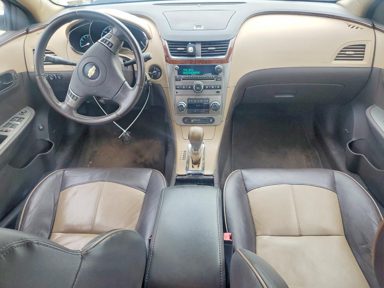 2012 Chevrolet Malibu Ltz Beige vin: 1G1ZE5E08CF225596