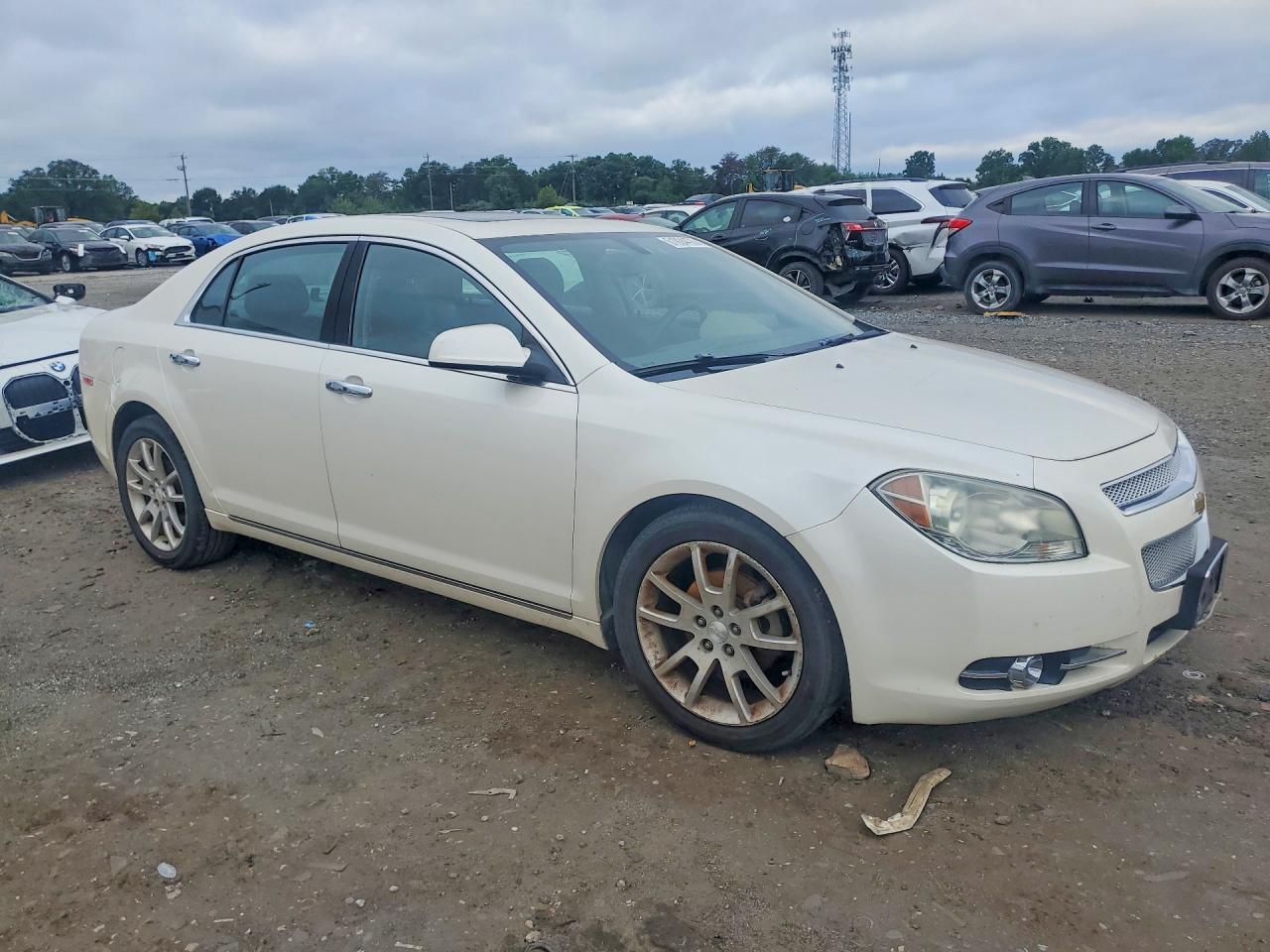 2012 Chevrolet Malibu Ltz Beige vin: 1G1ZE5E08CF225596