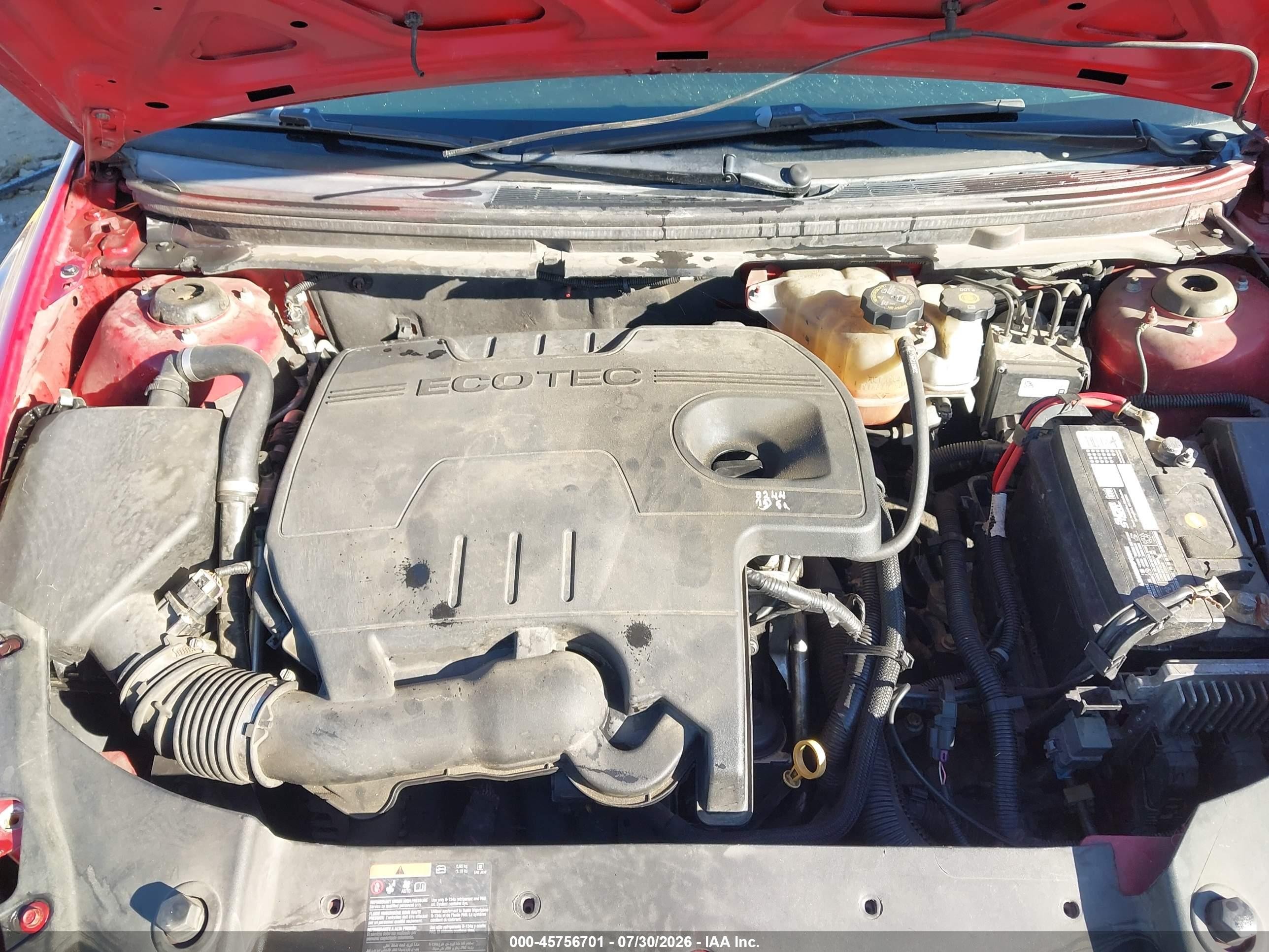 2012 Chevrolet Malibu 1lz Red vin: 1G1ZE5E08CF278086