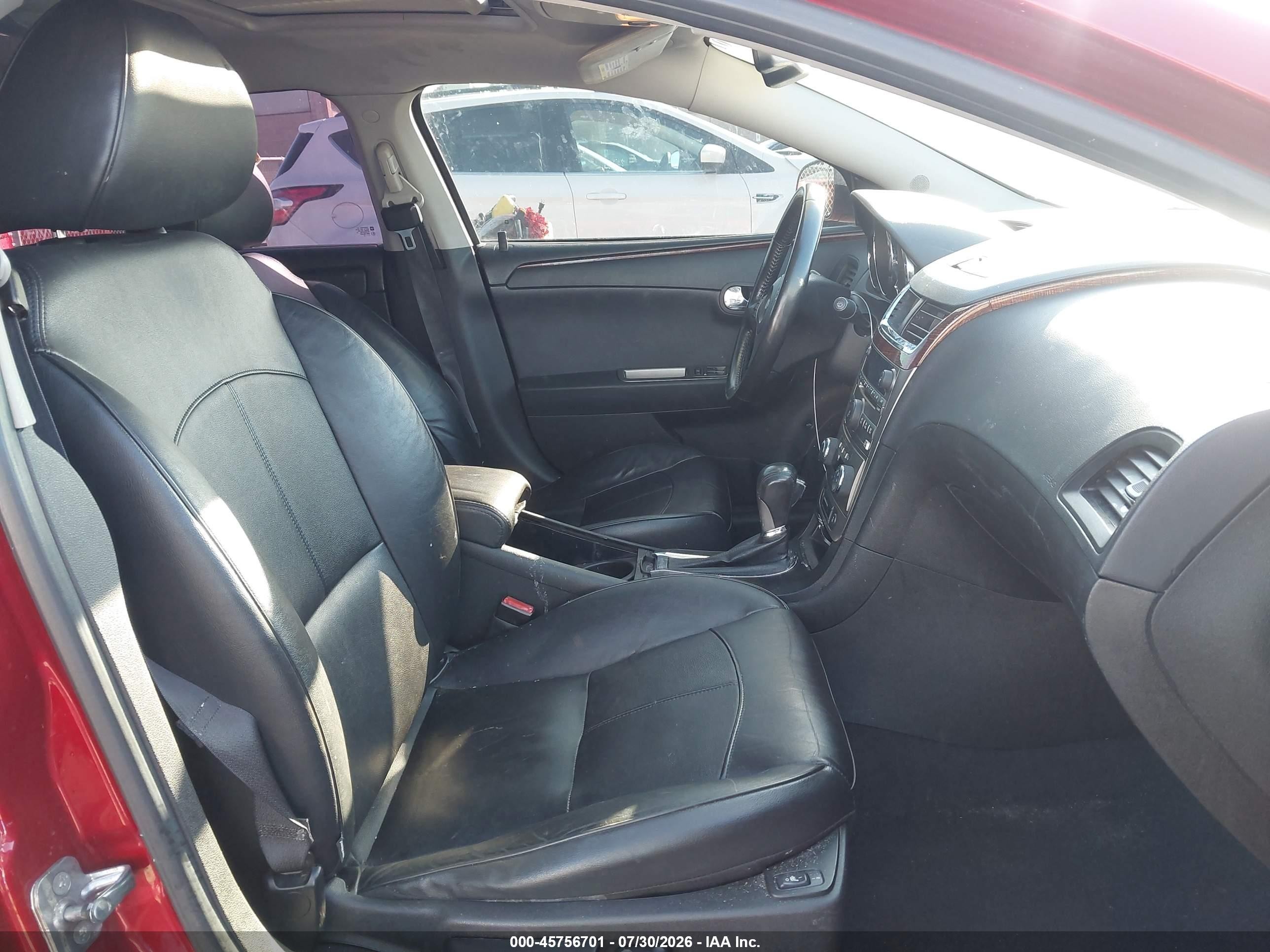 2012 Chevrolet Malibu 1lz Red vin: 1G1ZE5E08CF278086