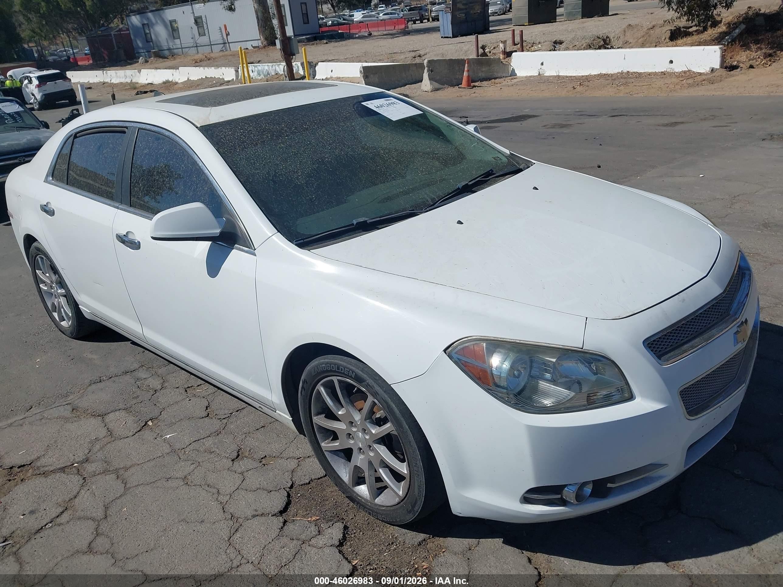 2012 Chevrolet Malibu 1lz Белый vin: 1G1ZE5E09CF231049
