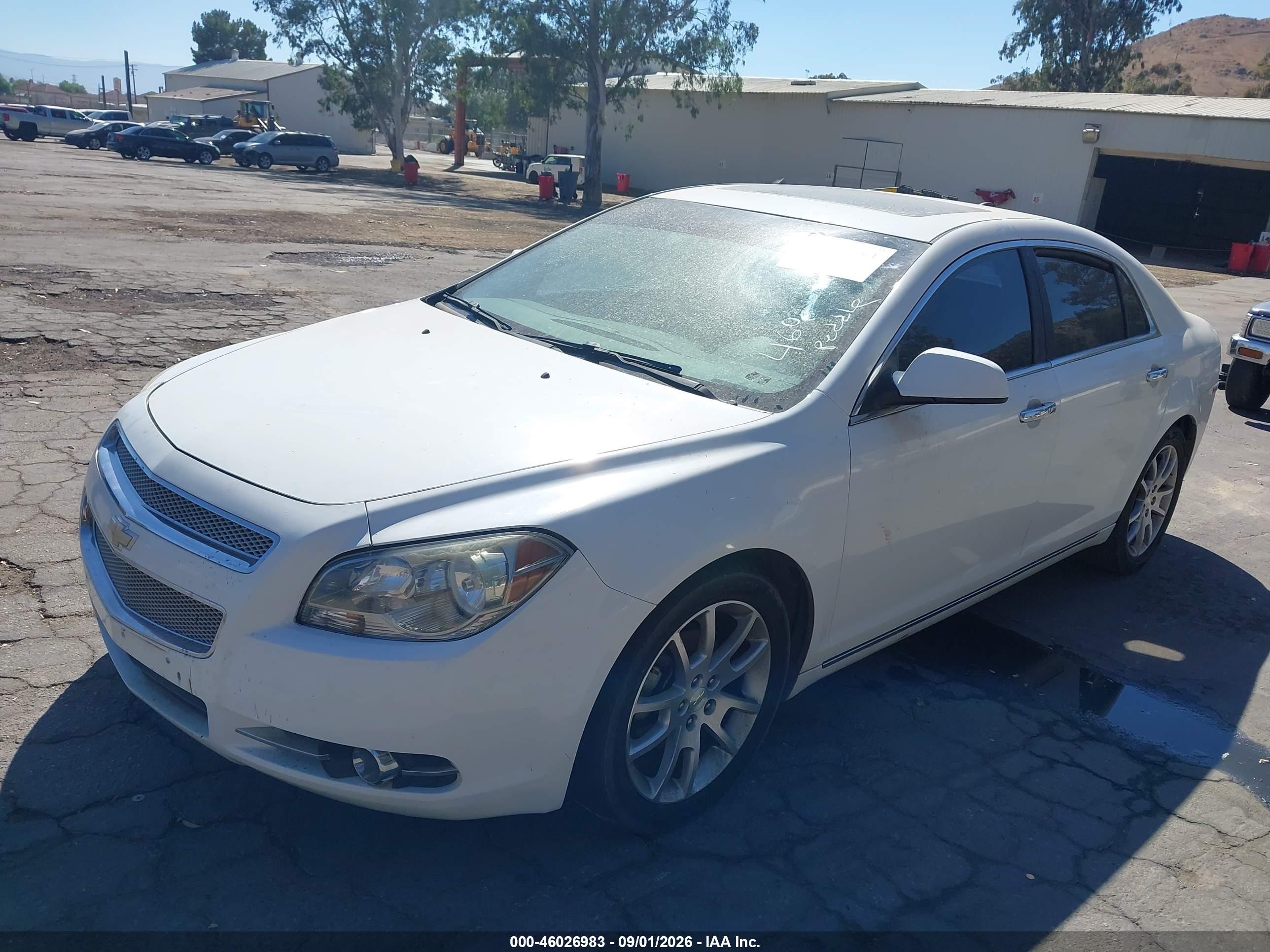 2012 Chevrolet Malibu 1lz White vin: 1G1ZE5E09CF231049