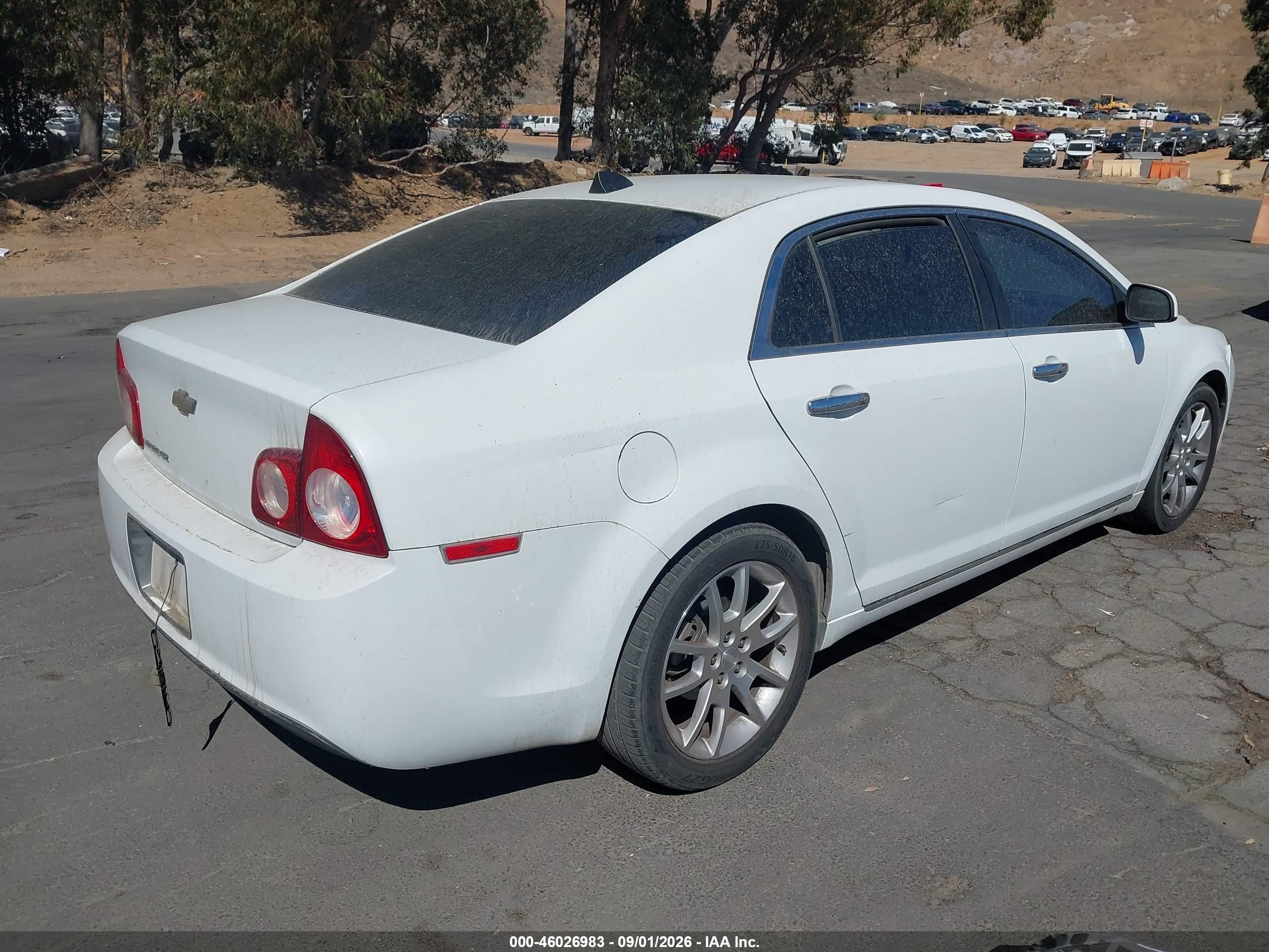2012 Chevrolet Malibu 1lz White vin: 1G1ZE5E09CF231049