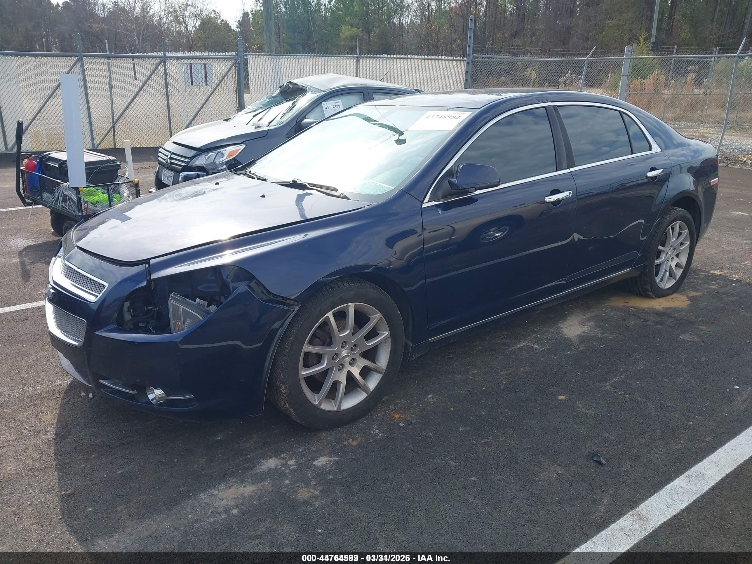 2011 Chevrolet Malibu Ltz Blue vin: 1G1ZE5E10BF354875