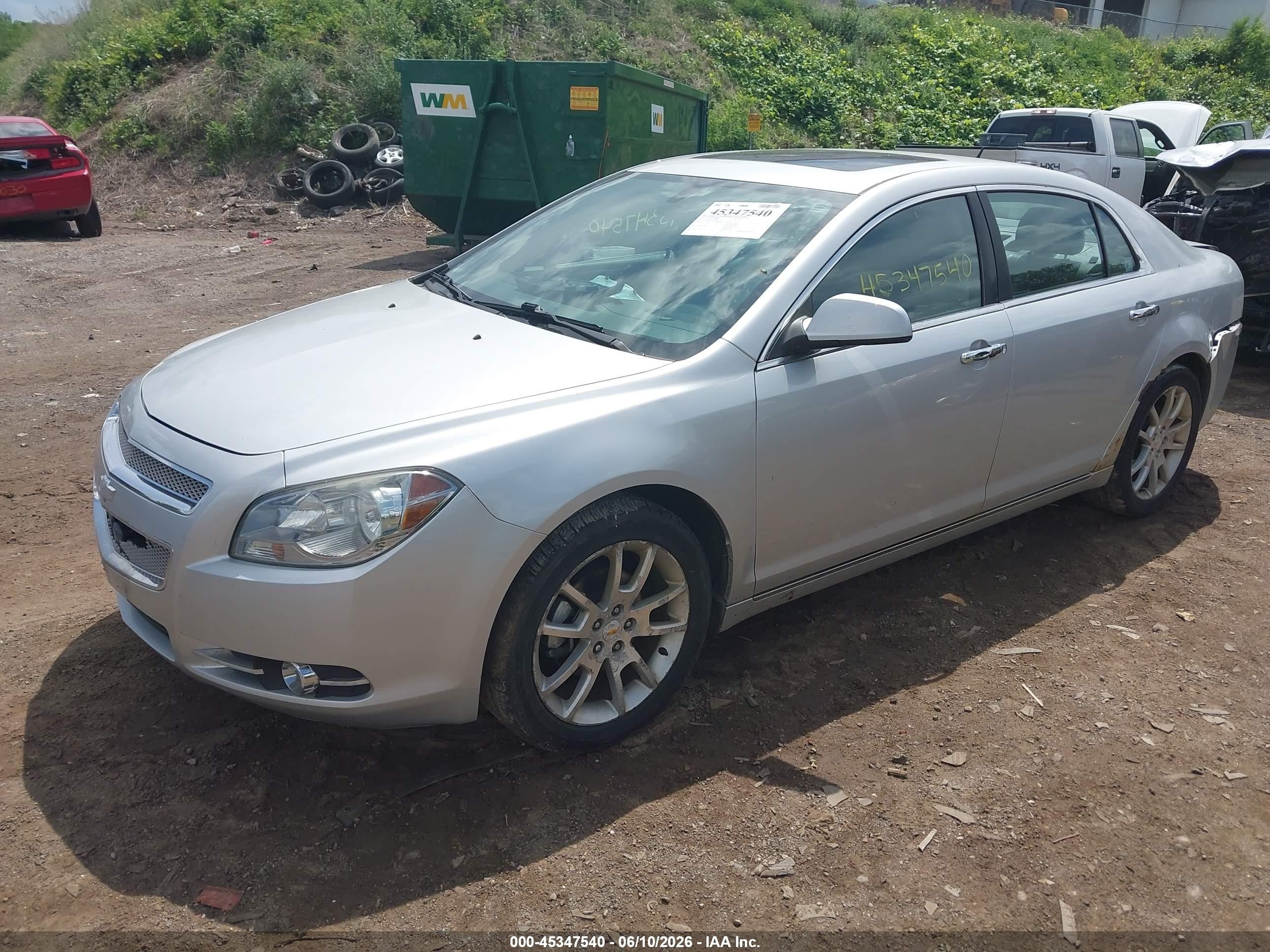 2011 Chevrolet Malibu Ltz Серебряный vin: 1G1ZE5E12BF115263