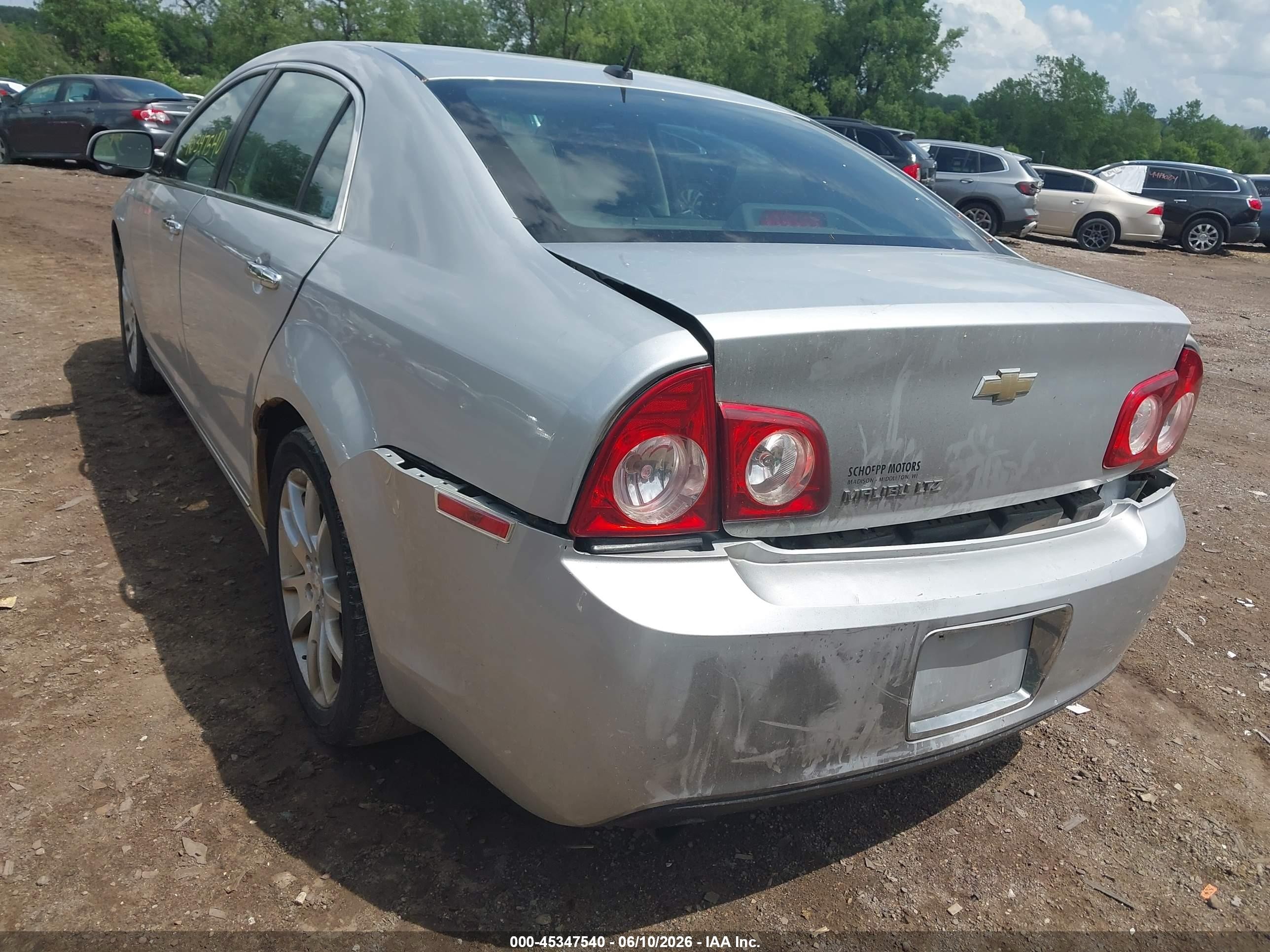 2011 Chevrolet Malibu Ltz Серебряный vin: 1G1ZE5E12BF115263