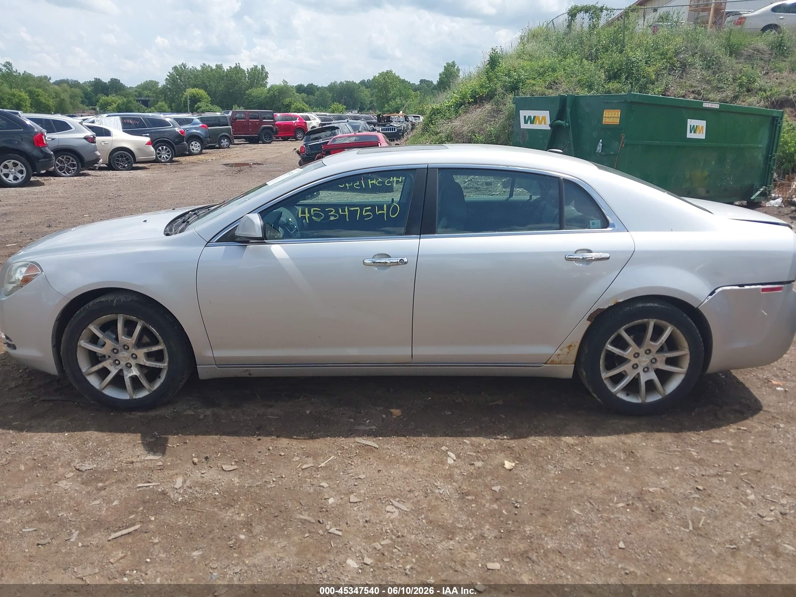 2011 Chevrolet Malibu Ltz Серебряный vin: 1G1ZE5E12BF115263