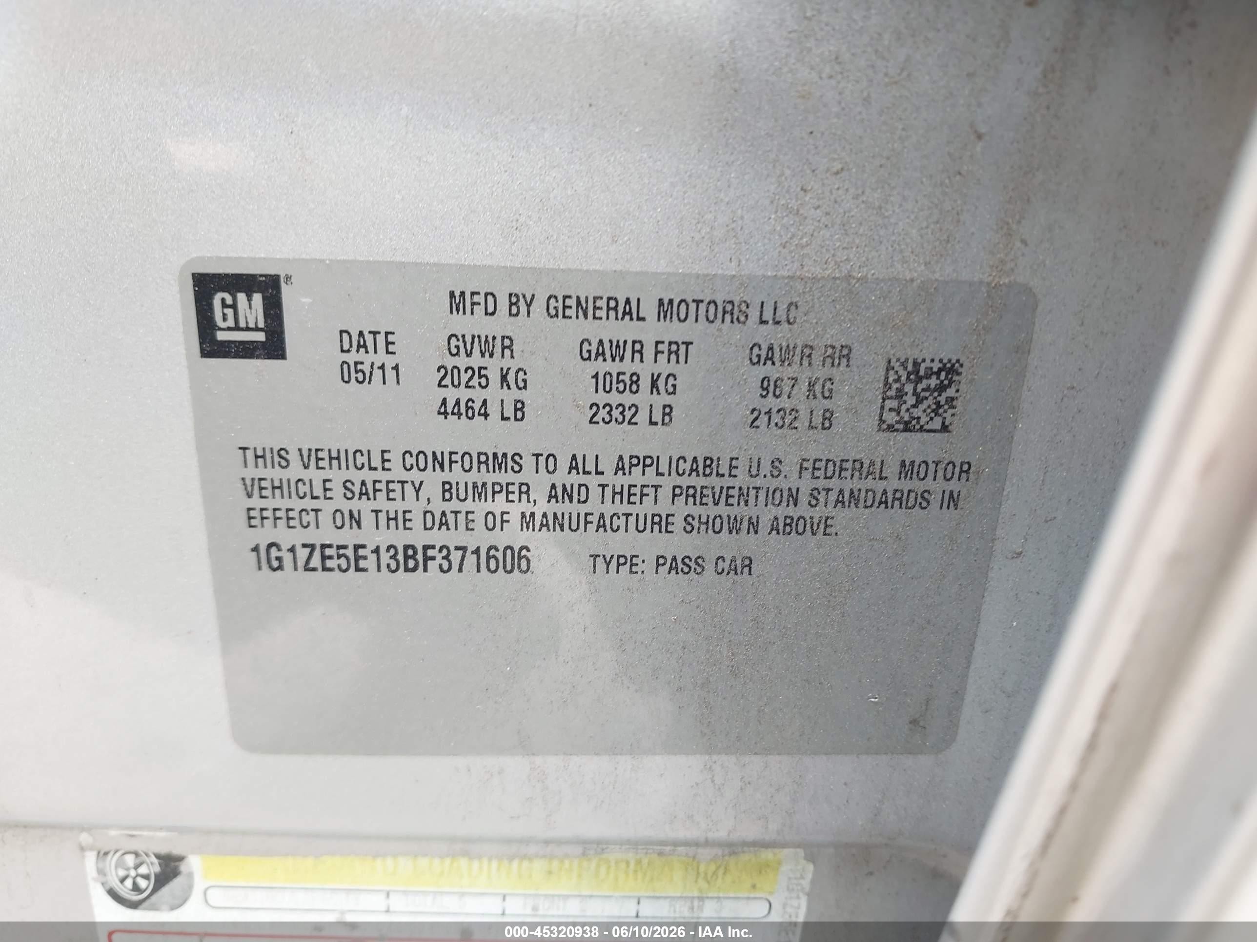 2011 Chevrolet Malibu Ltz Silver vin: 1G1ZE5E13BF371606