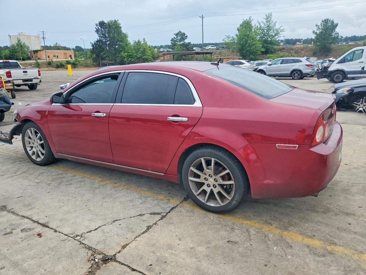 2011 Chevrolet Malibu Ltz Burgundy vin: 1G1ZE5E17BF104159
