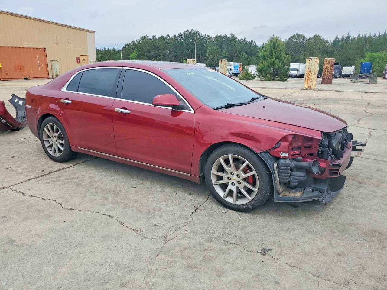 2011 Chevrolet Malibu Ltz Burgundy vin: 1G1ZE5E17BF104159