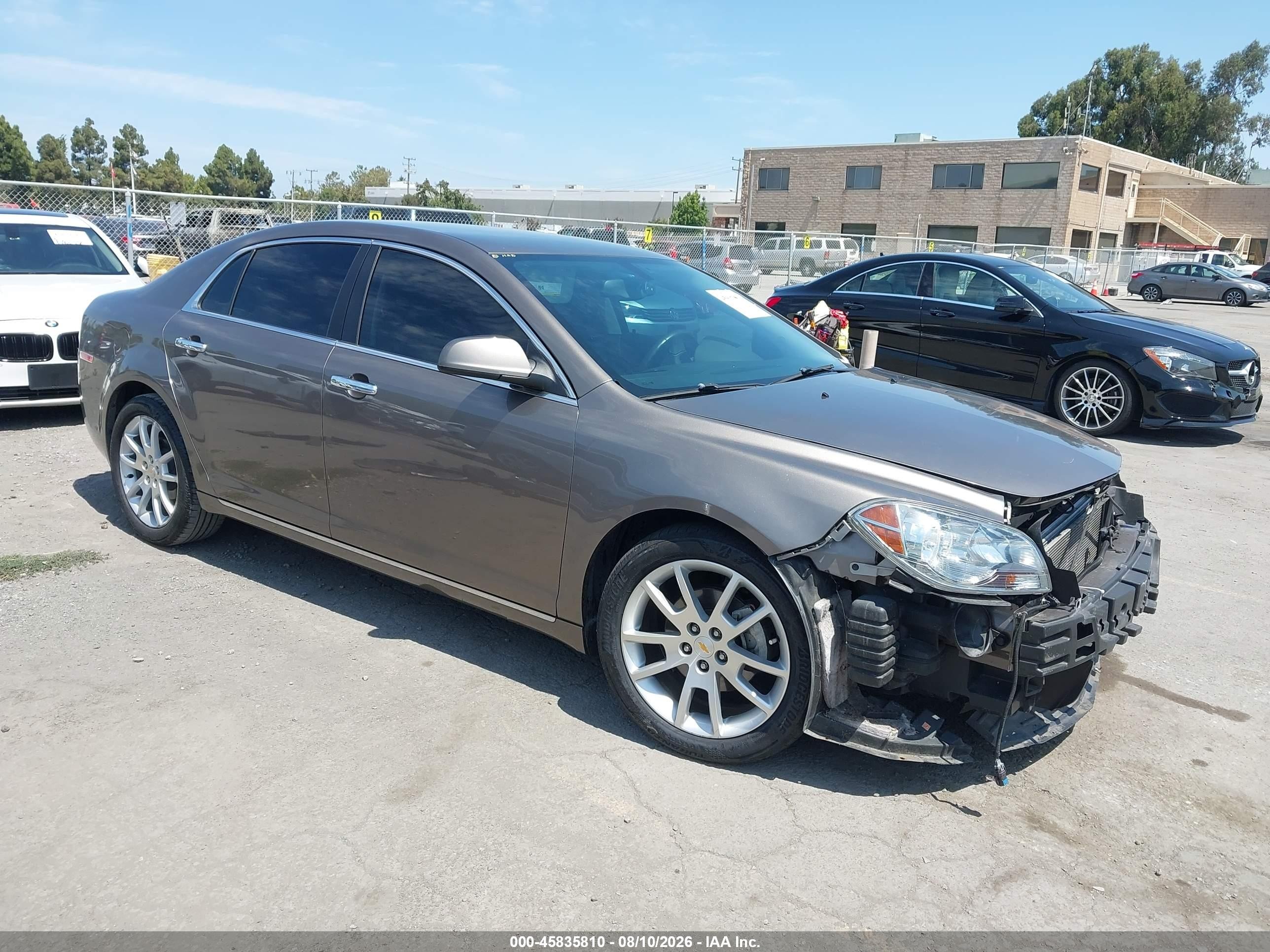 2011 Chevrolet Malibu Ltz Brown vin: 1G1ZE5E18BF237920