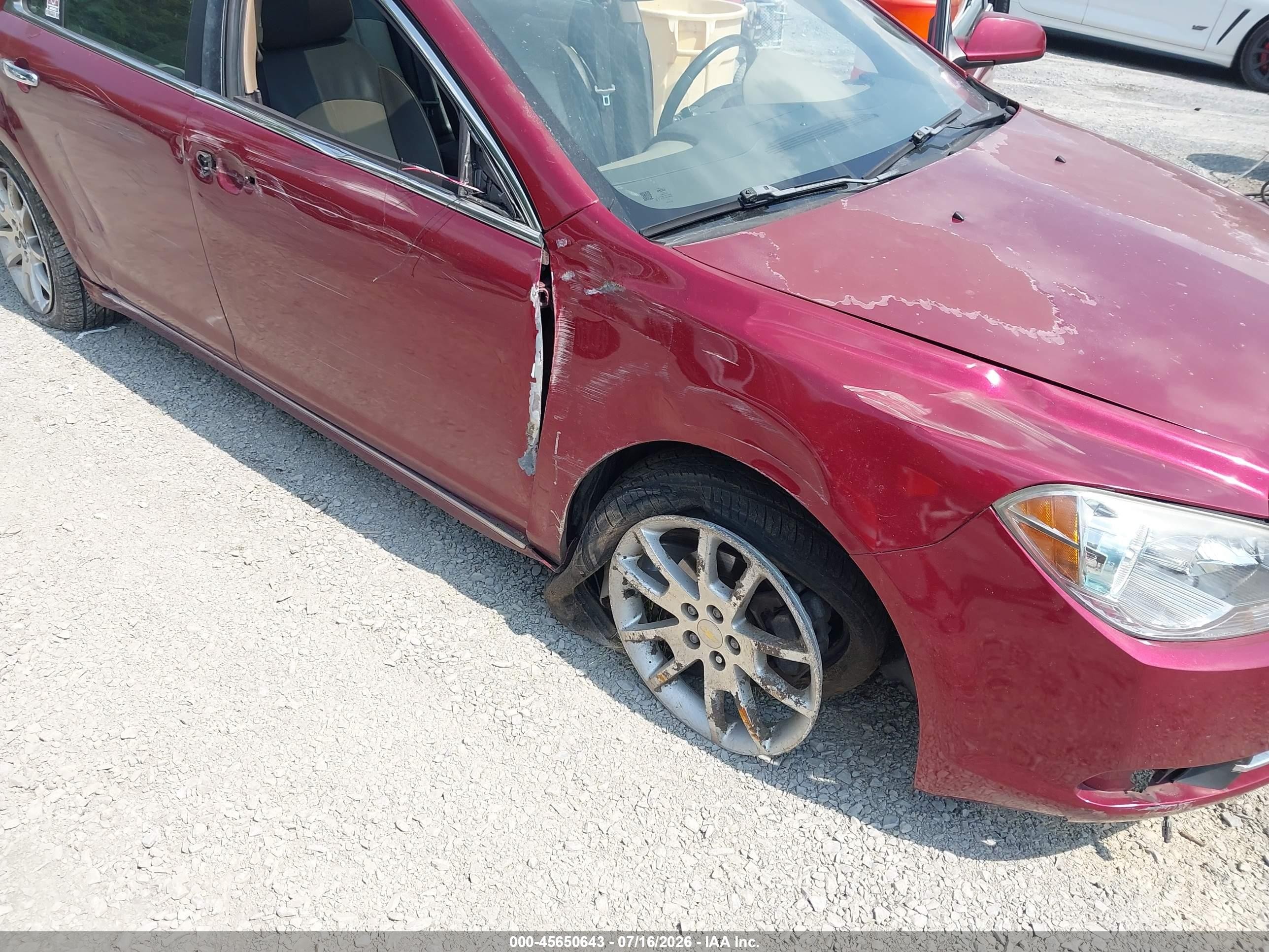 2010 Chevrolet Malibu Ltz Бордовый vin: 1G1ZE5E70AF155473