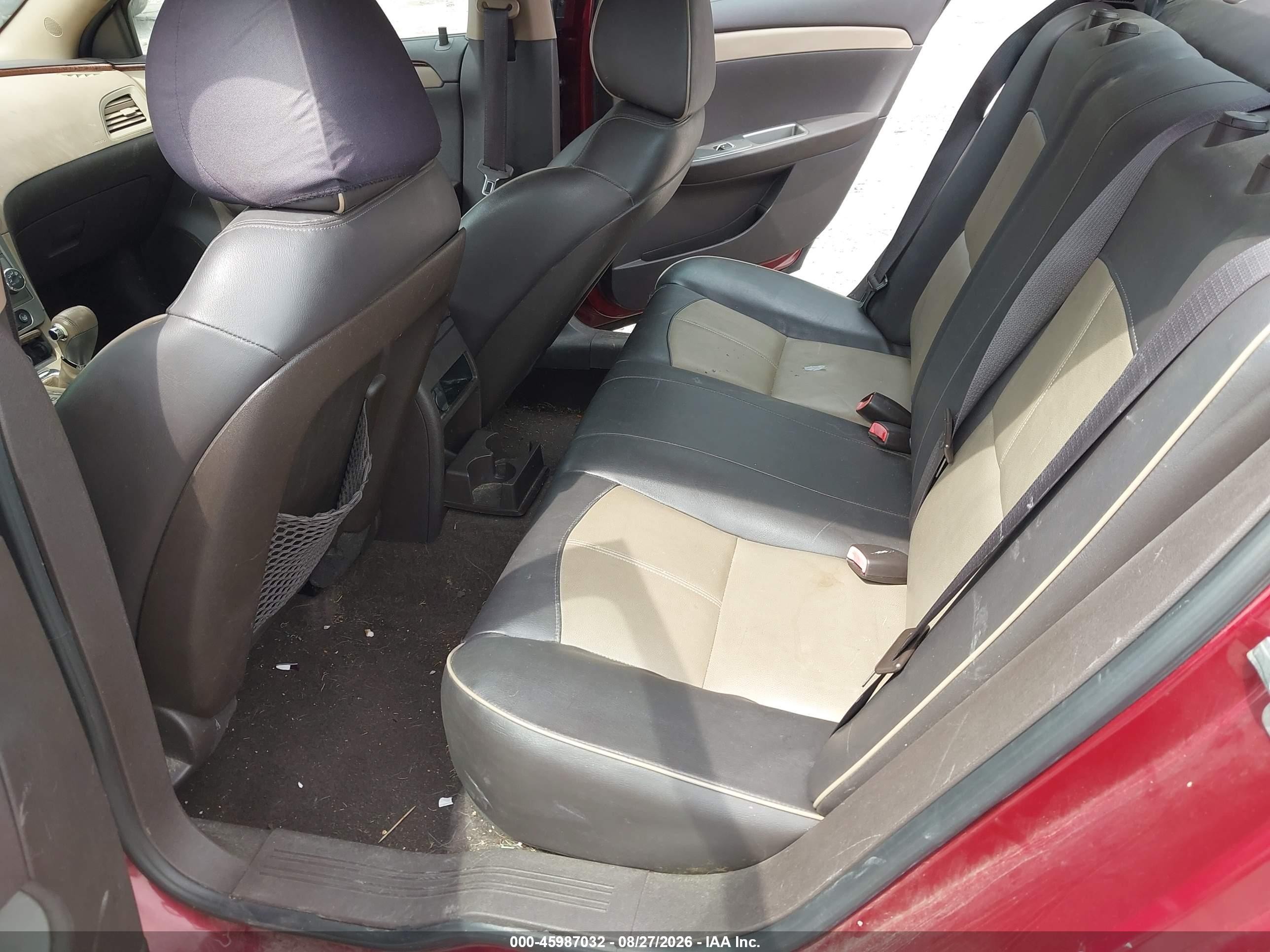 2010 Chevrolet Malibu Ltz Red vin: 1G1ZE5E70AF155473