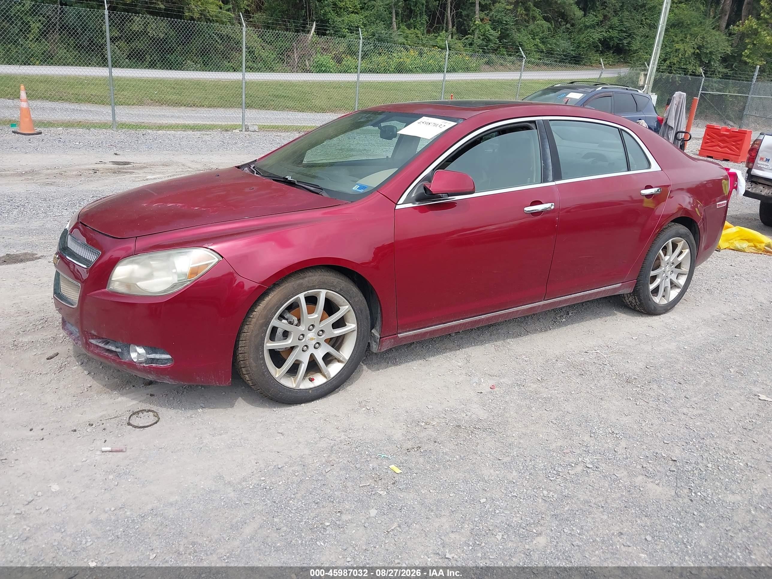 2010 Chevrolet Malibu Ltz Red vin: 1G1ZE5E70AF155473