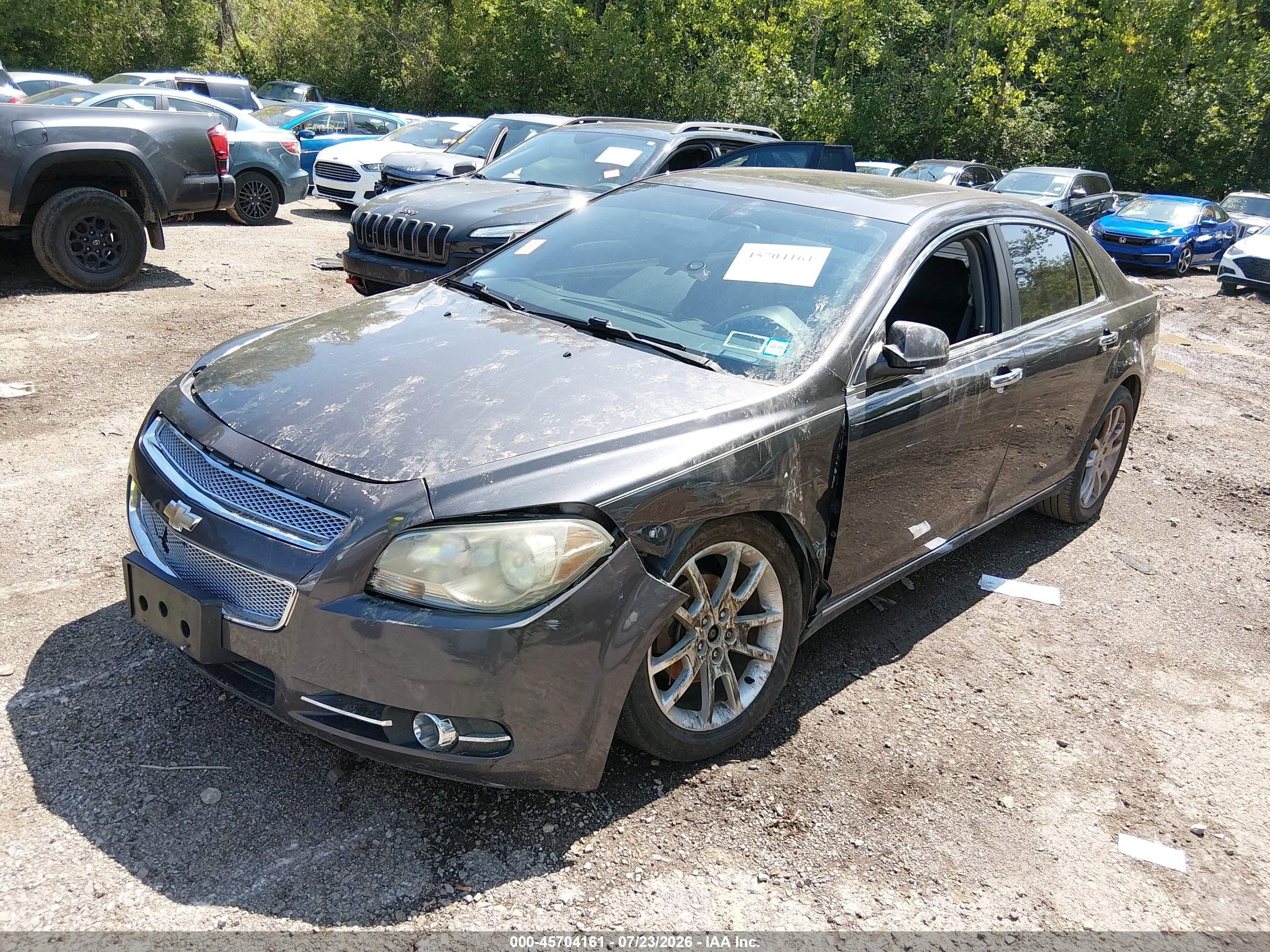 2010 Chevrolet Malibu Ltz Gray vin: 1G1ZE5E70AF273877