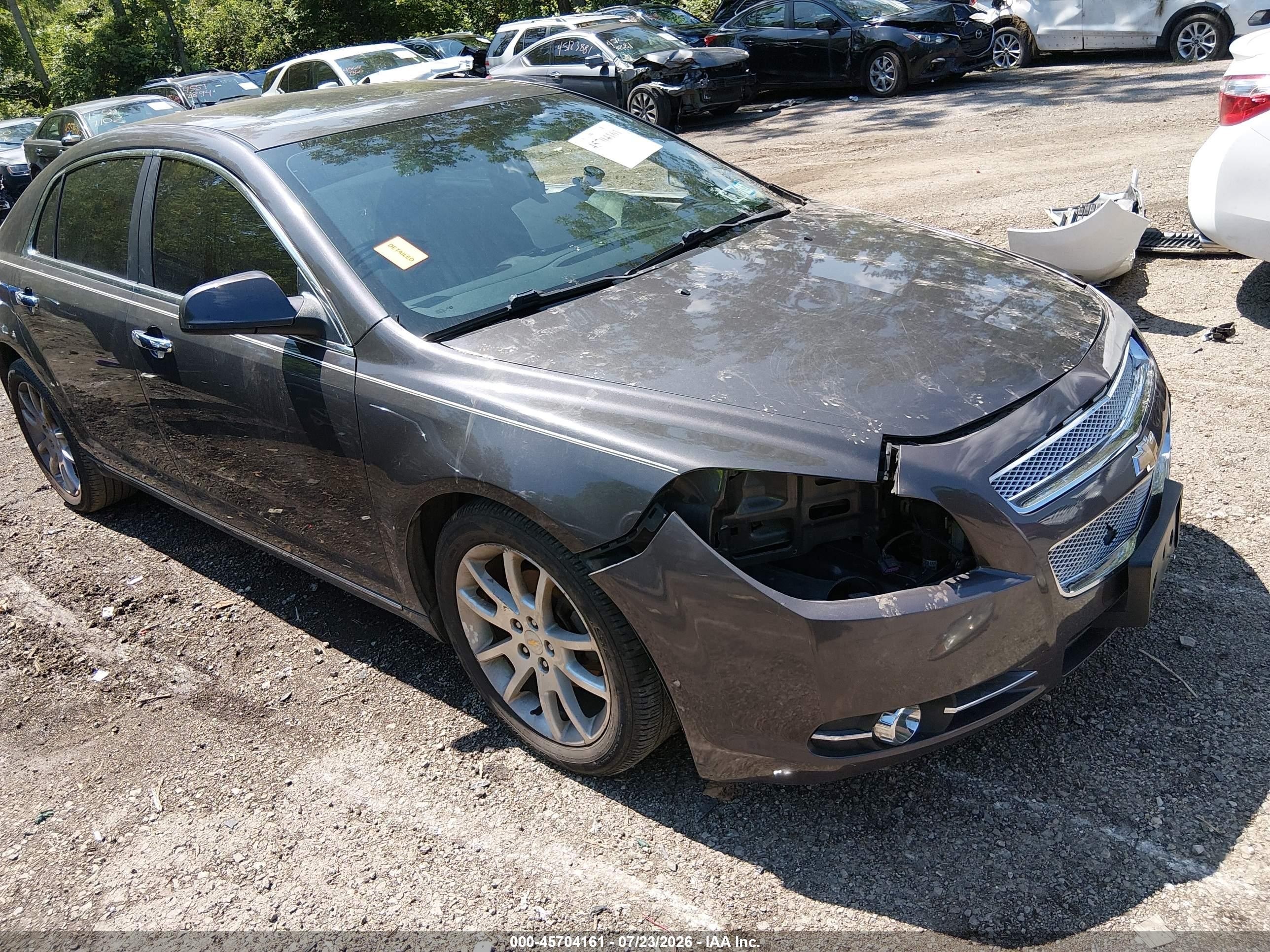 2010 Chevrolet Malibu Ltz Gray vin: 1G1ZE5E70AF273877