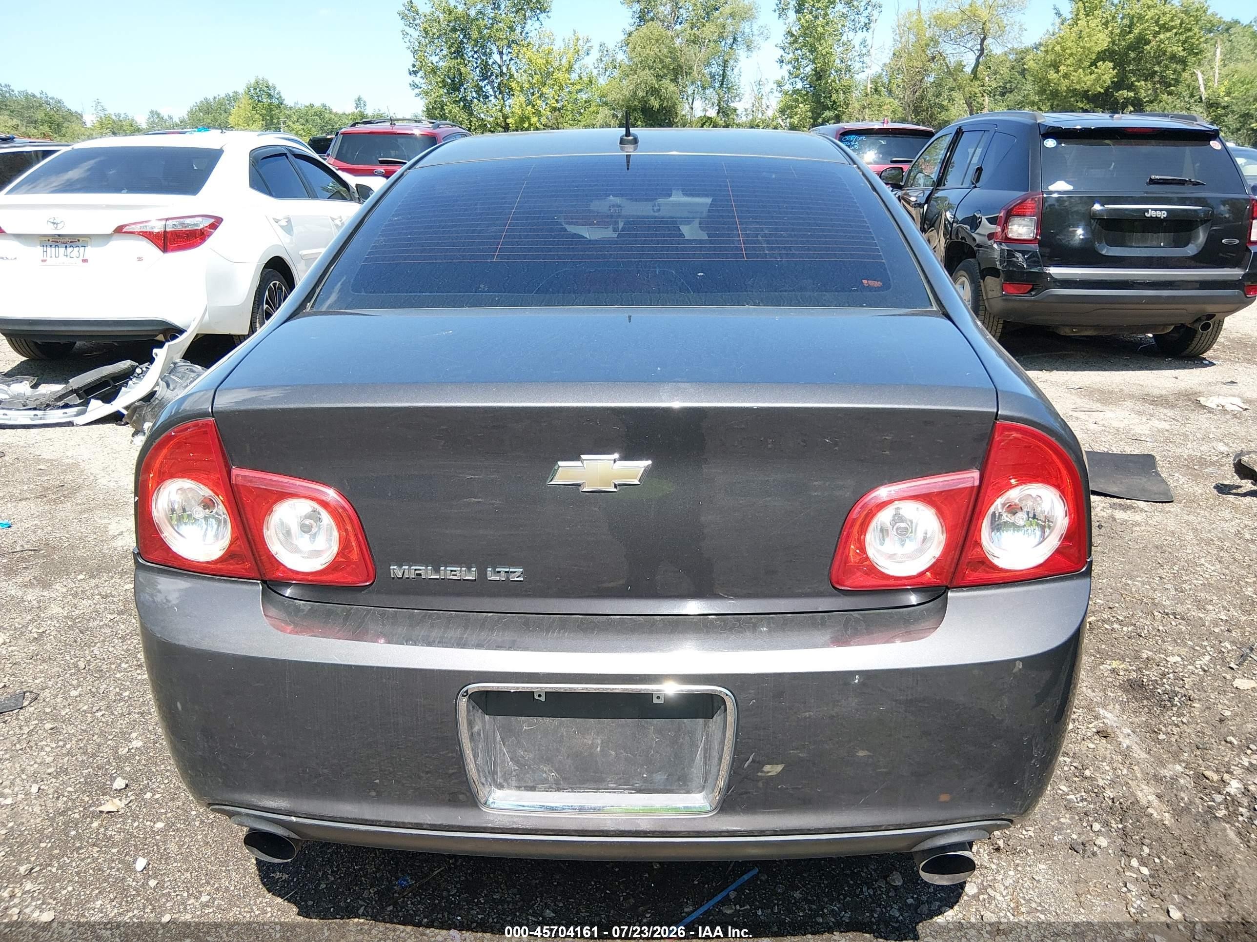 2010 Chevrolet Malibu Ltz Gray vin: 1G1ZE5E70AF273877